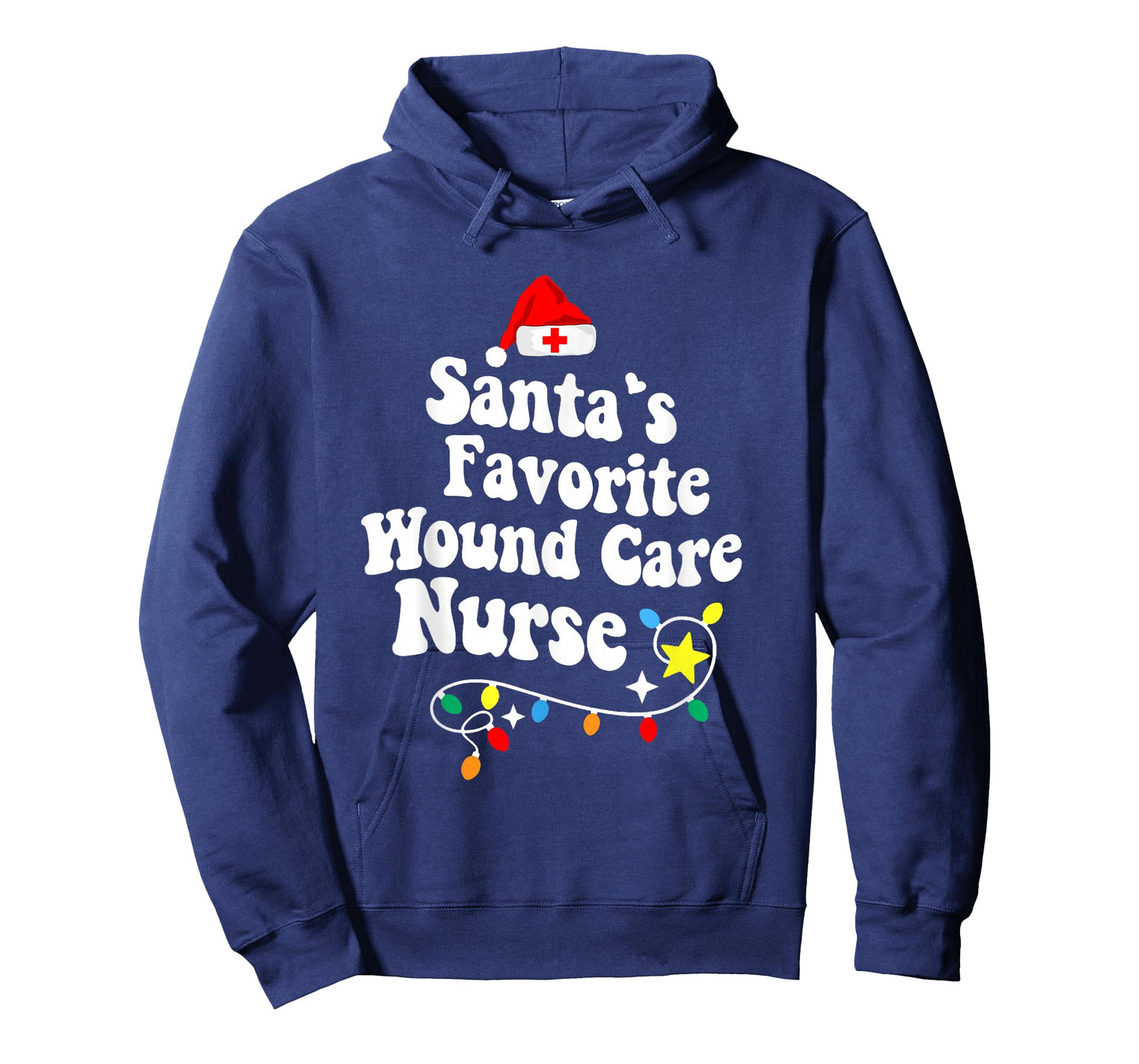Santa's Favorite Wound Care Nurse Christmas T-Shirt