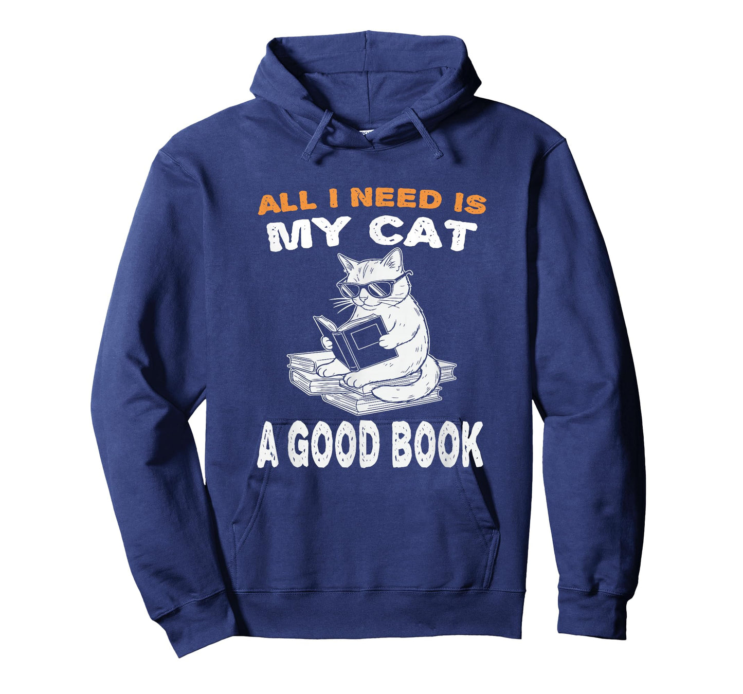 All I Need is My cat and a Good Book to Read for Cats Lovers T-Shirt