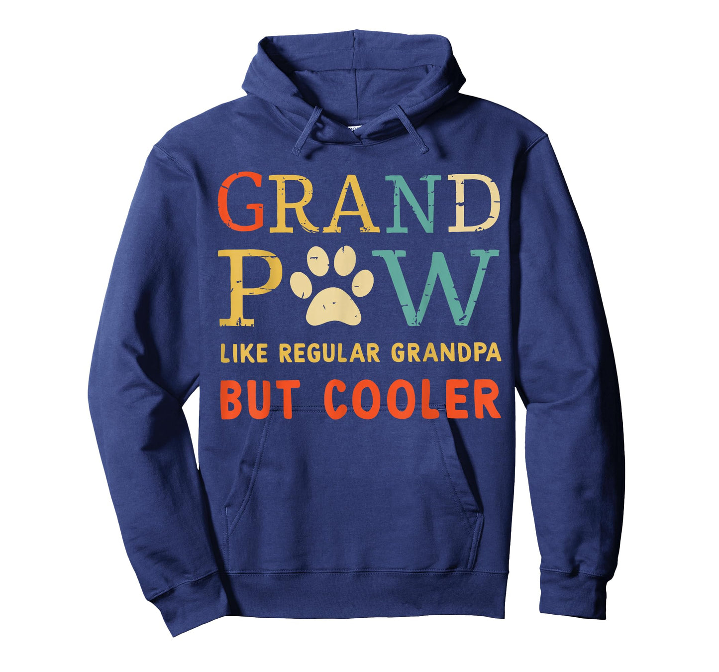 Dog Lover Grandpa Club Funny Grand Paw Dog Owner Fathers Day T-Shirt