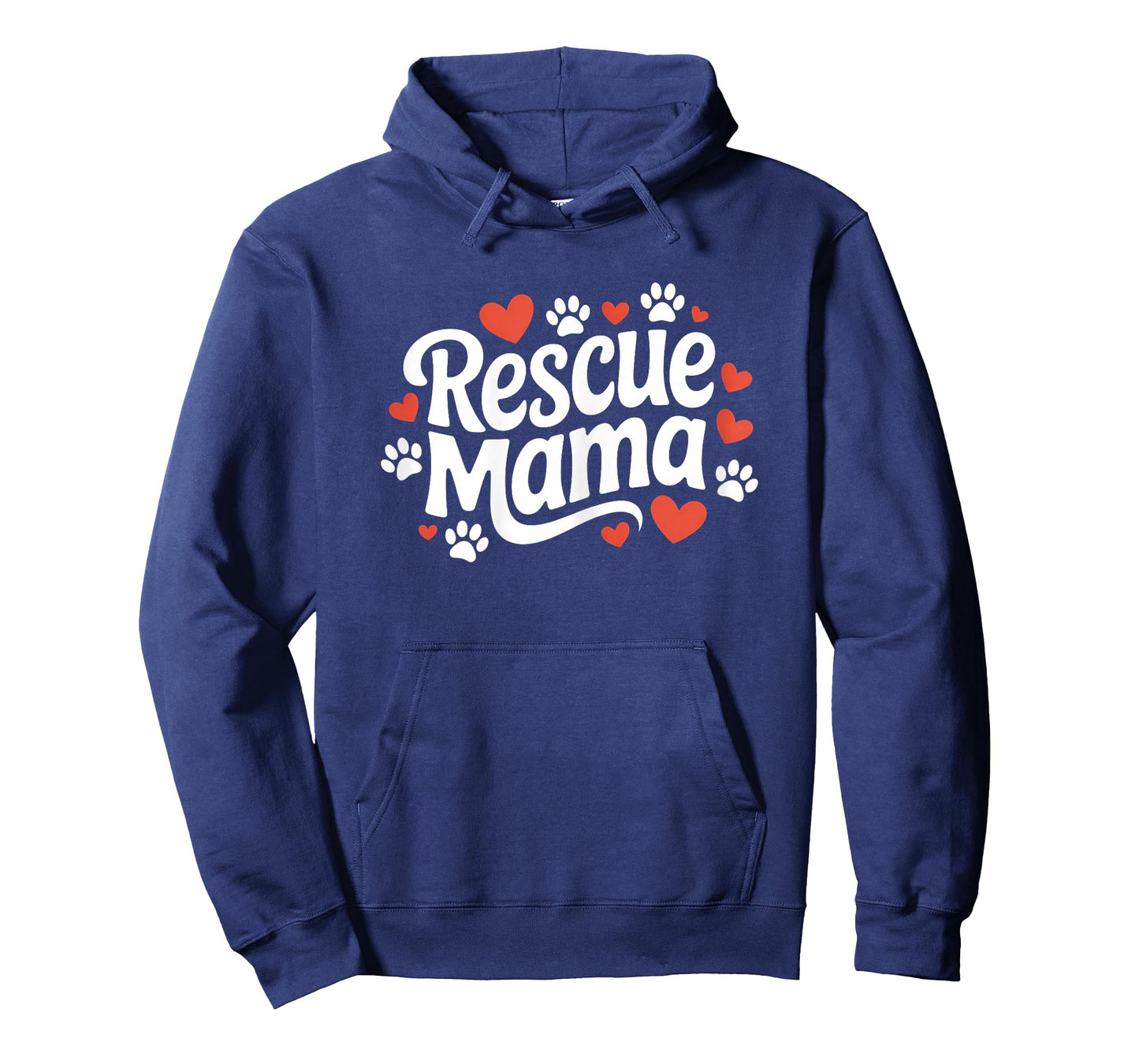 Rescue Mama Cute Dog and Animal Adoption Foster Mom Women's T-Shirt