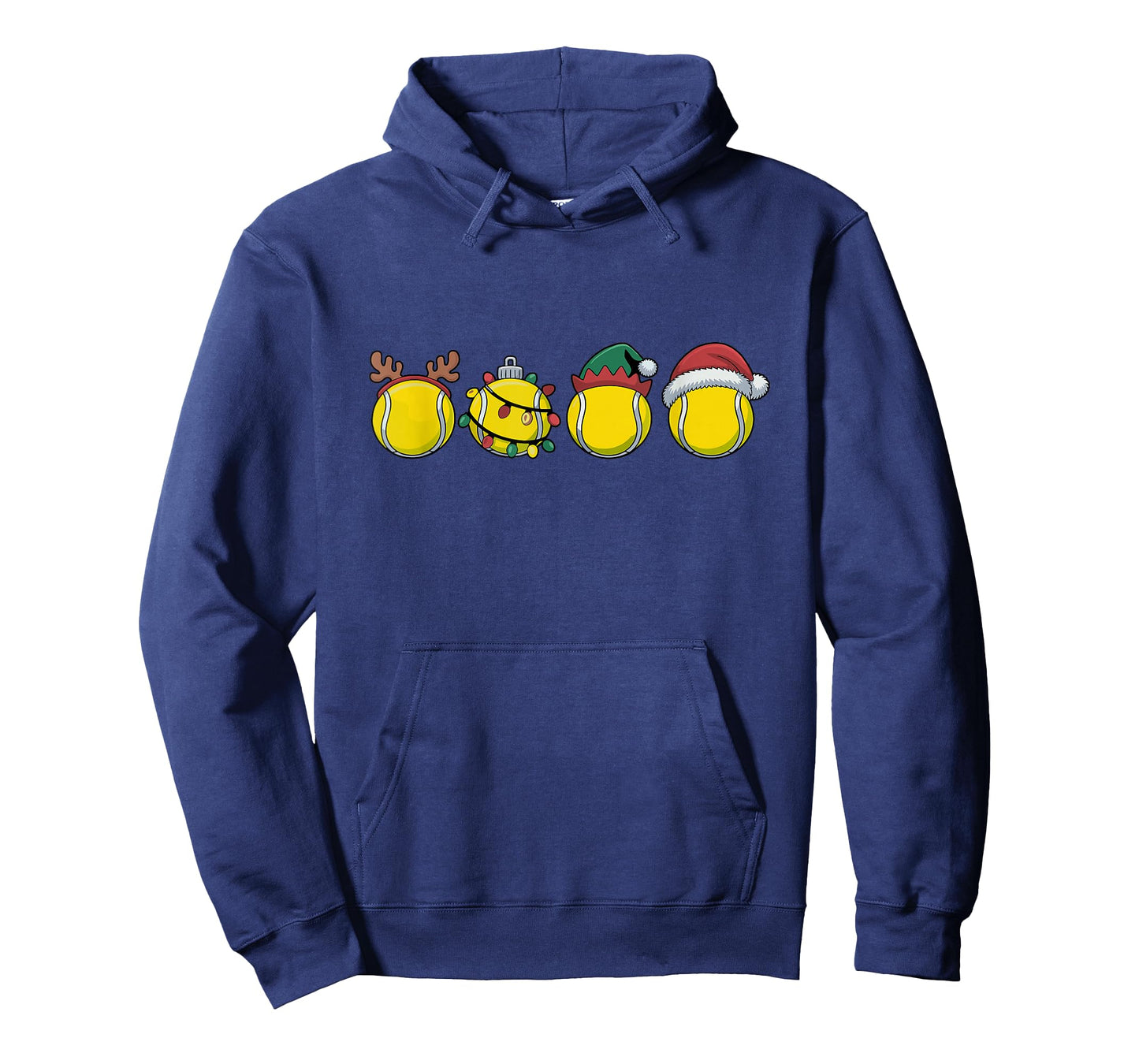 Santa Tennis Ball Christmas Tennis Lover Tennis Player Xmas T-Shirt