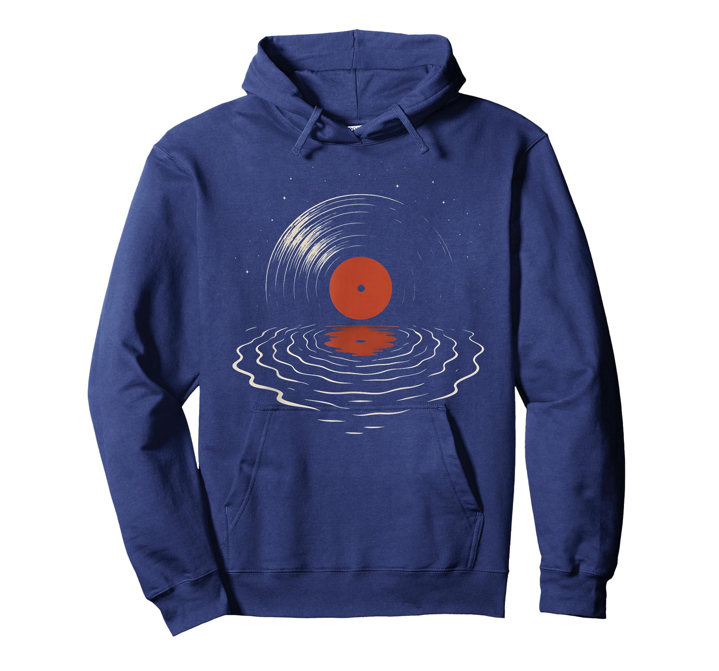 Vinyl Record Sunset Retro Music Ocean Aesthetic T-Shirt