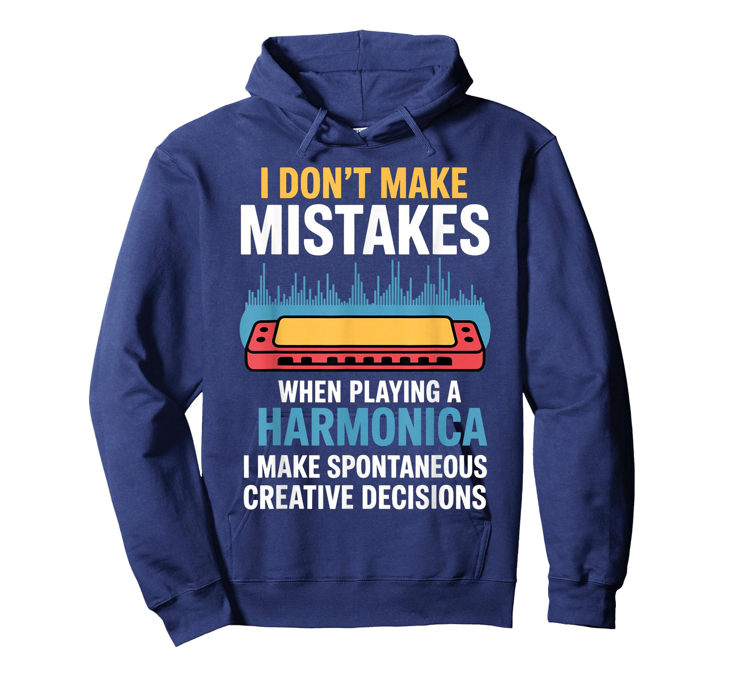 Funny Harmonica Art for Men Women Kid Music Harmonica Player T-Shirt