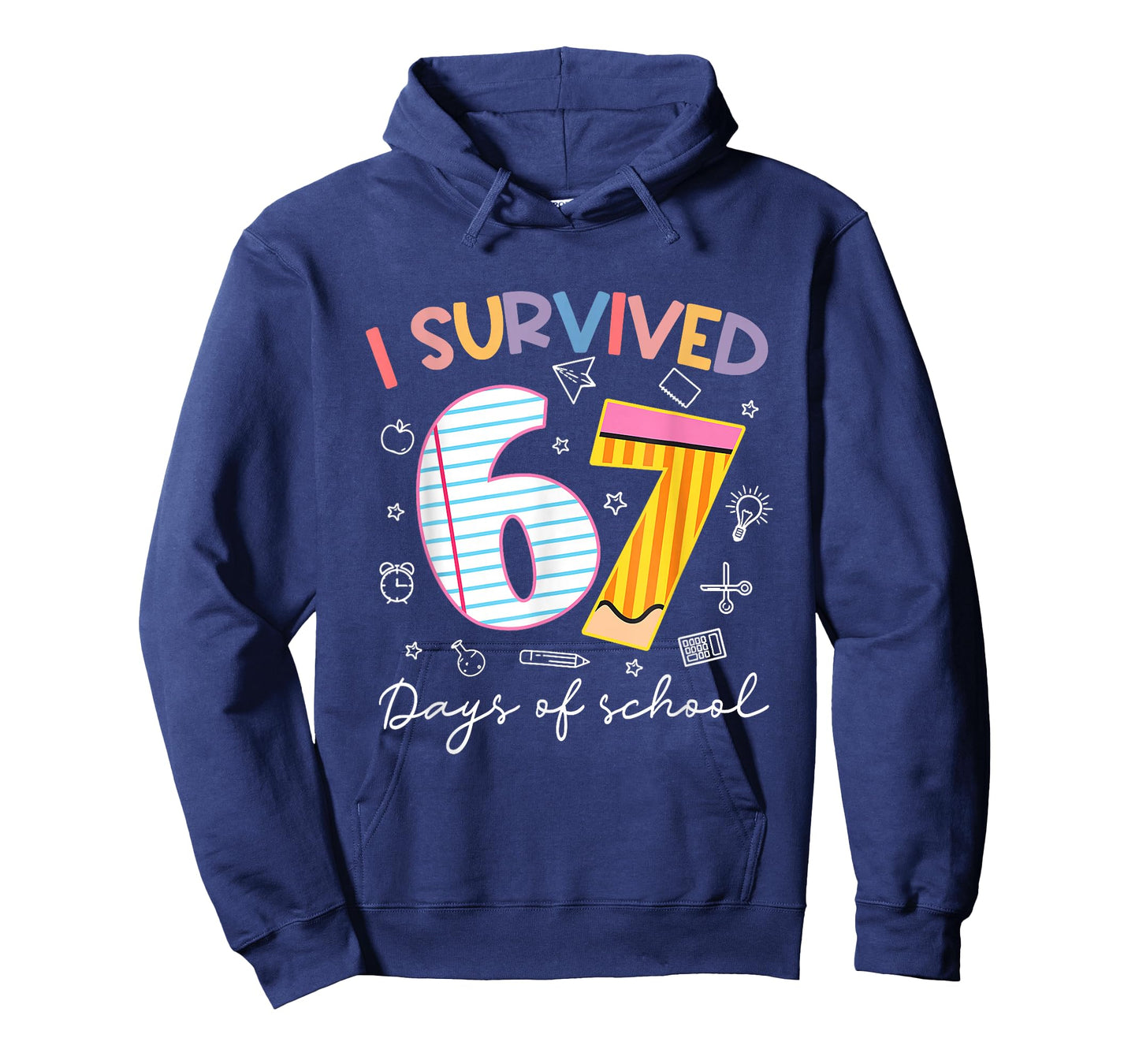 I Survived 67 Days of School Six Seven Meme Teacher Student T-Shirt