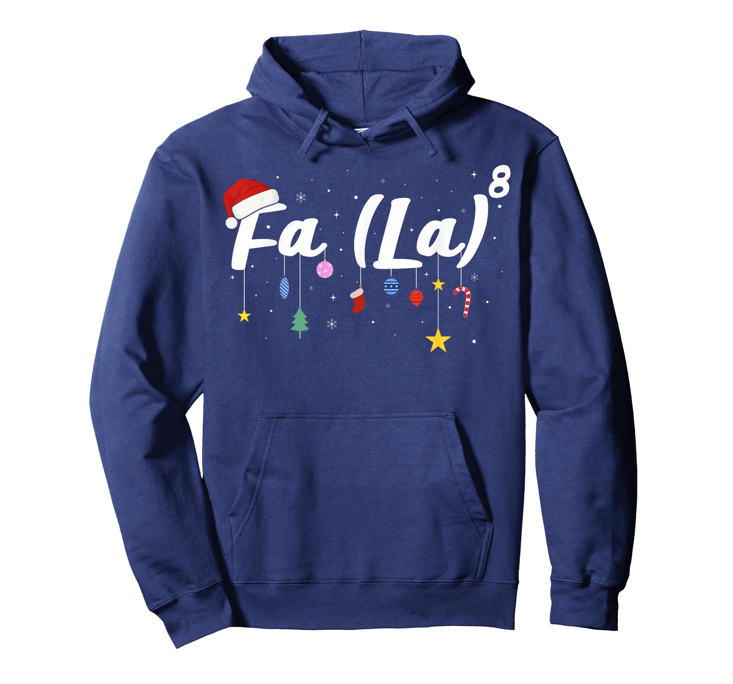 FA (LA) 8 Funny Christmas Santa FA La Math Teacher Student T-Shirt