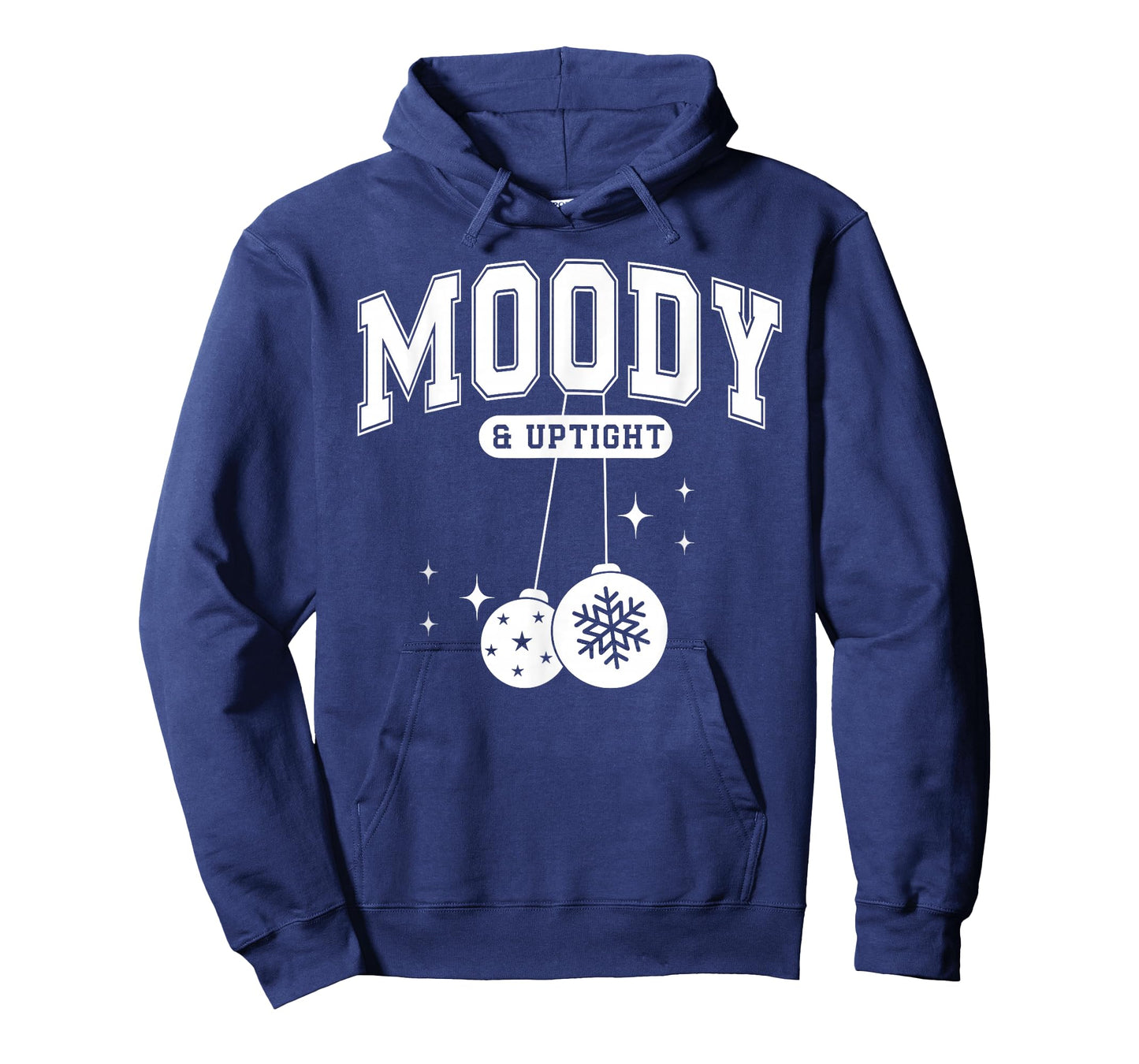 Merry & Bright Moody & Uptight Matching Couples Christmas T-Shirt
