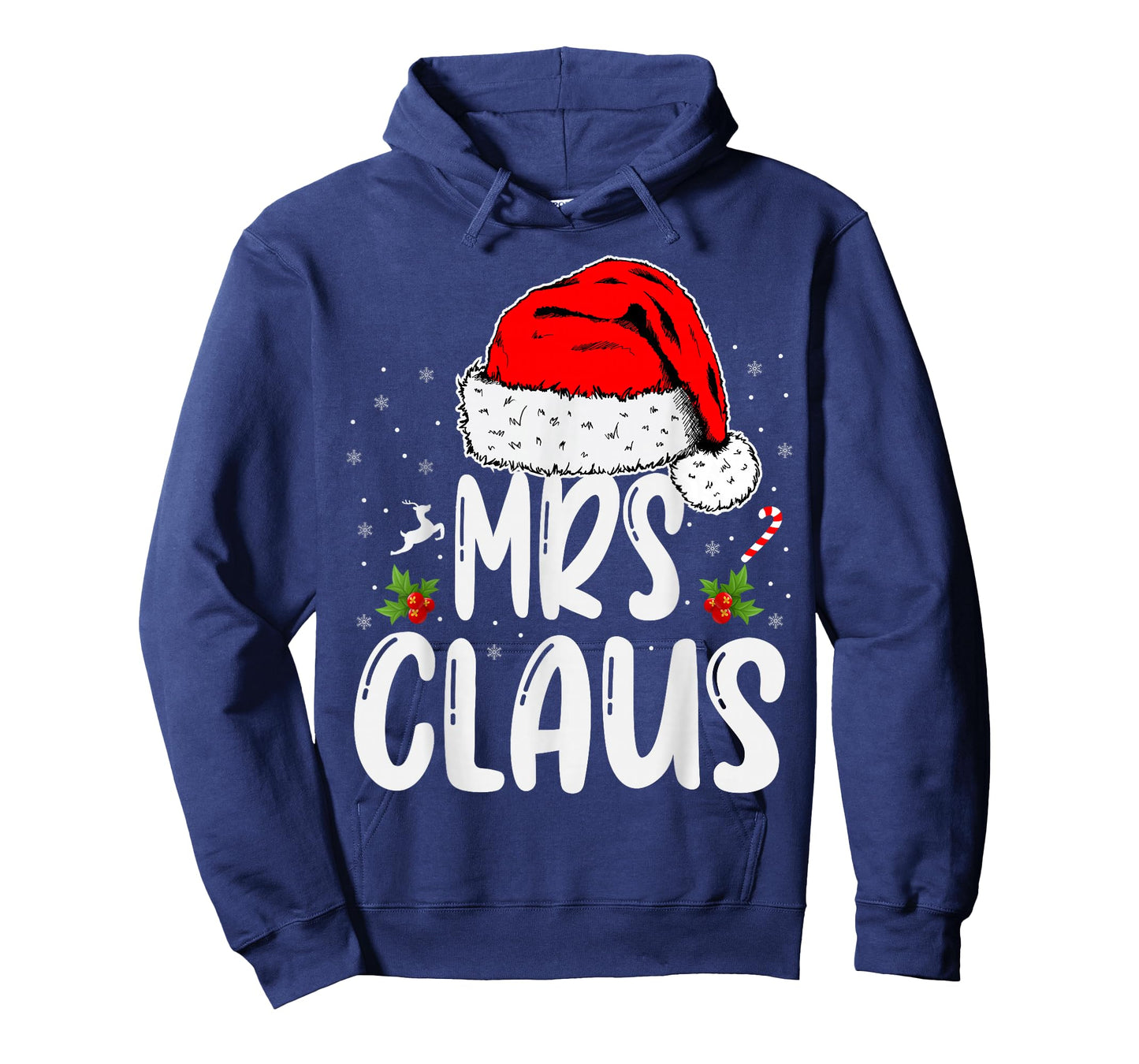 Mr and Mrs Claus Couples Matching Christmas Santa T-Shirt