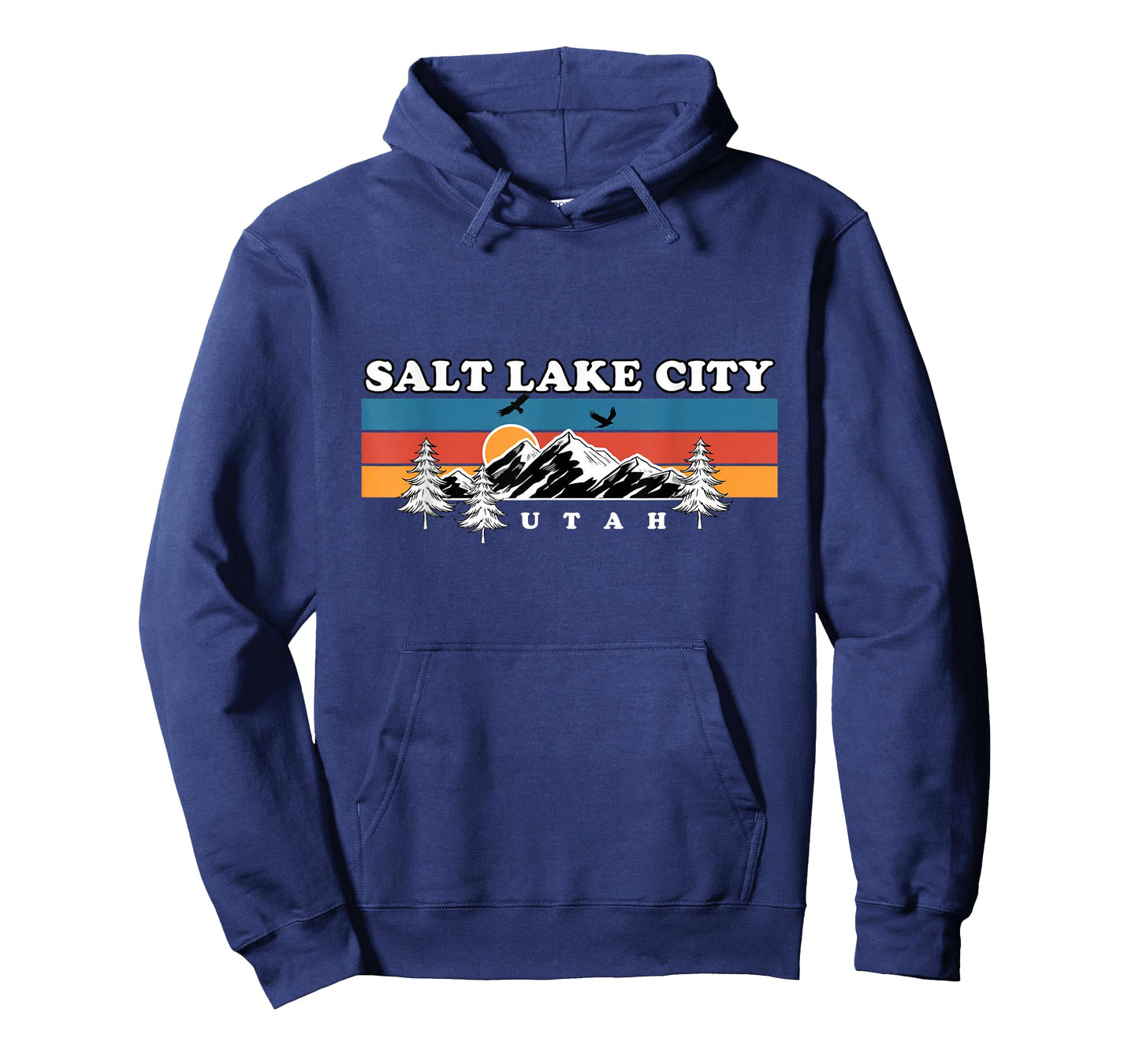 Salt Lake City Mountains Hiking Vintage Utah Travel T-Shirt