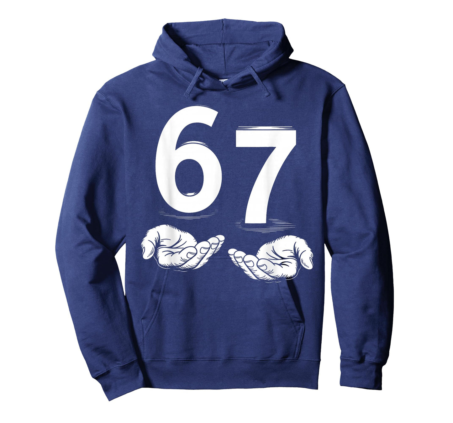 Funny Six Seven 6 7 Meme Gen Alpha Slang 6 7 Hands T-Shirt