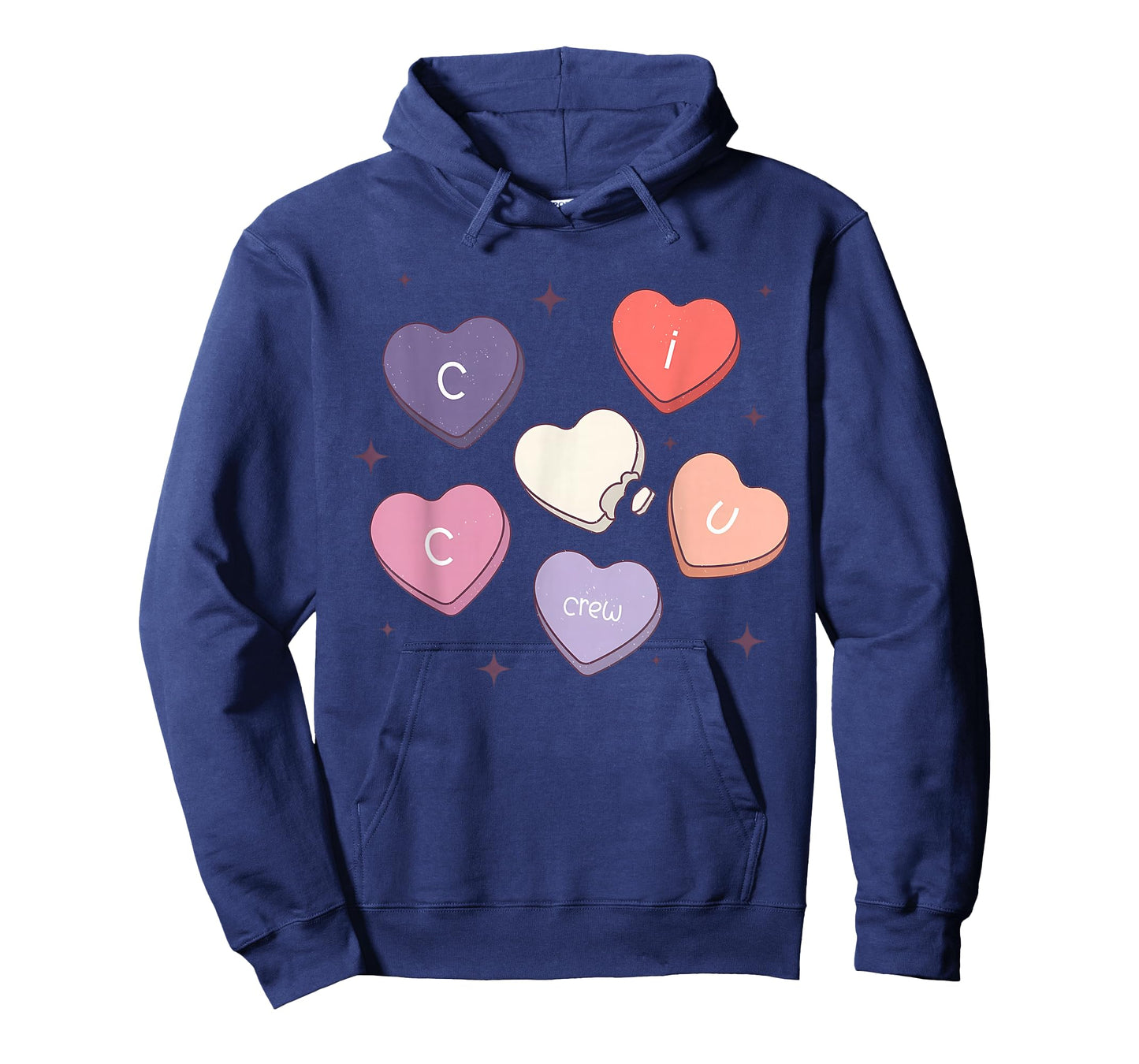 CICU Crew Nurse Heart Candy Valentines Cardiac ICU Nurse T-Shirt