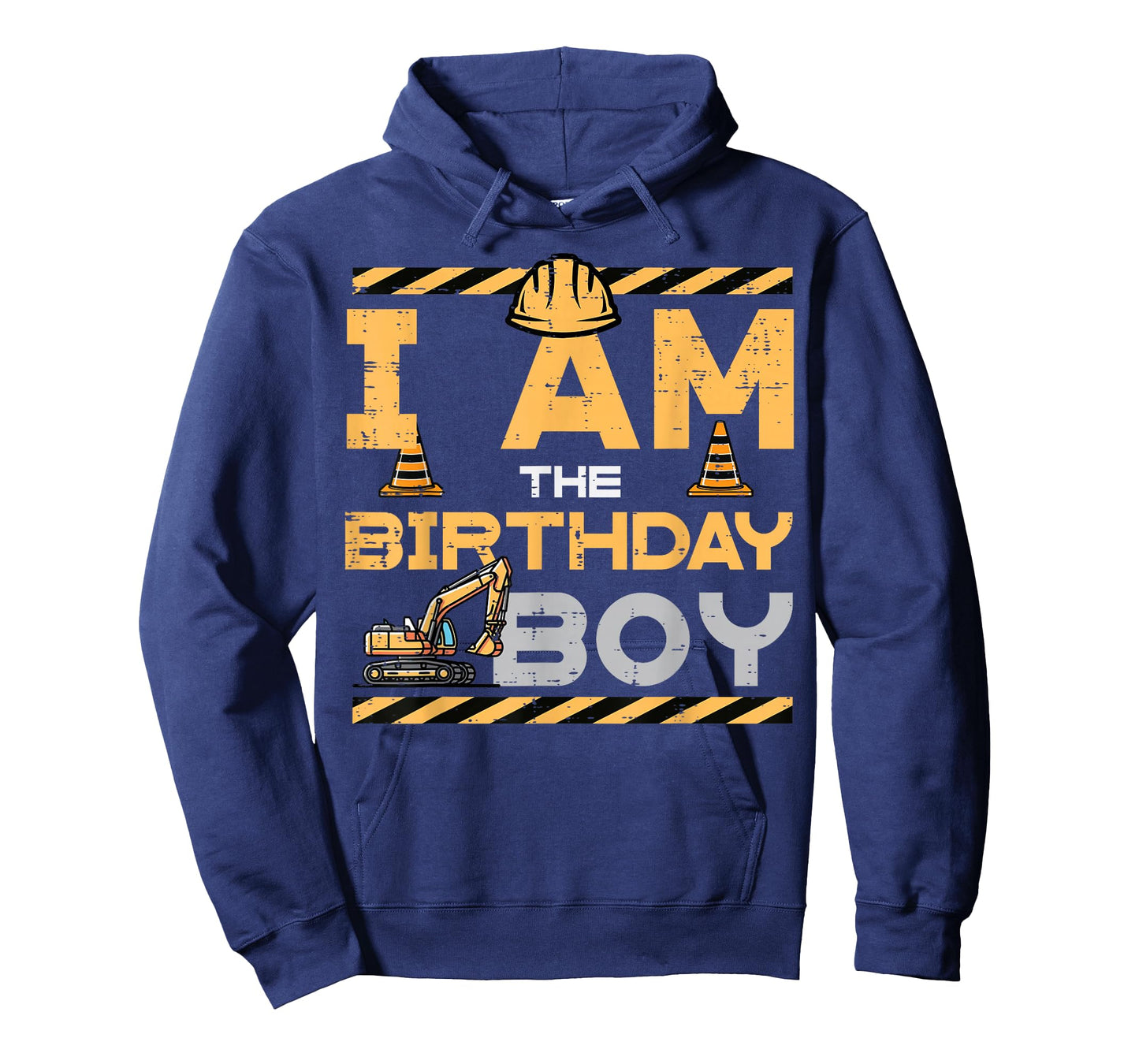 I Am The Birthday Boy Excavator Party Family Match Boys Kids T-Shirt