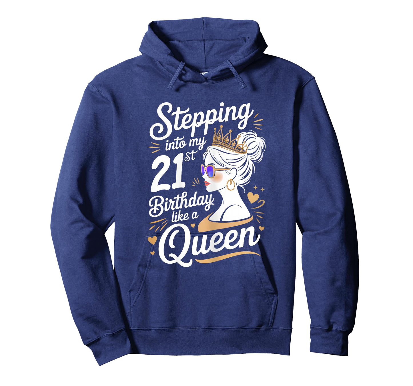 Stepping Into My 21st Birthday 21 Years Old Women Bday Gifts T-Shirt