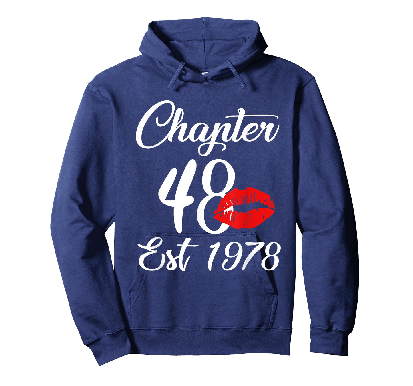 Chapter 48 EST 1978 48th Lips Theme Birthday Party T-Shirt