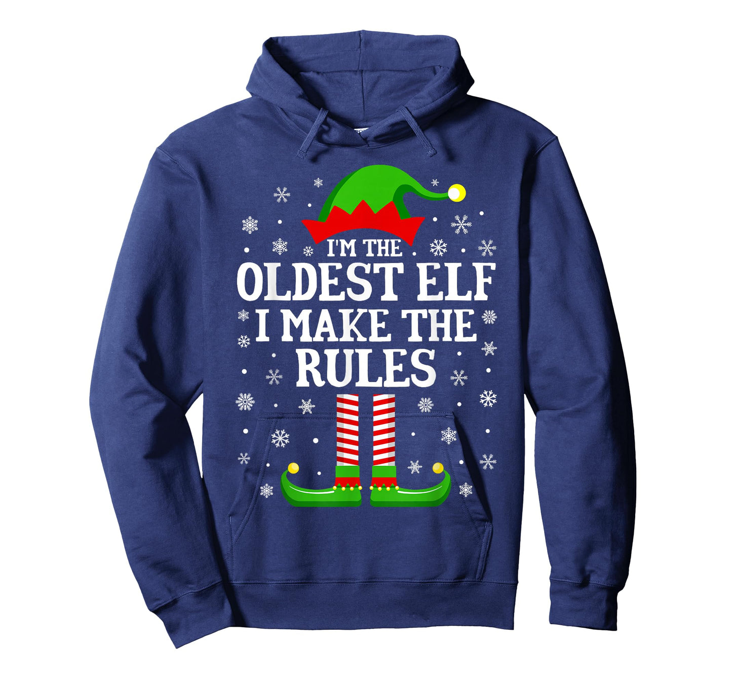 I'm The Oldest Elf Funny Christmas Family Matching T-Shirt