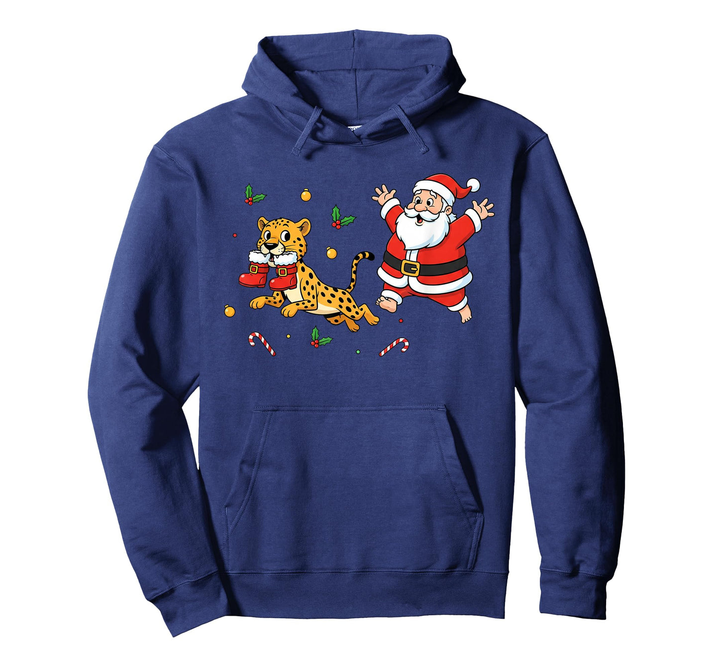 Funny Cheetah Santa Claus Boots Christmas Womens Mens Kids T-Shirt