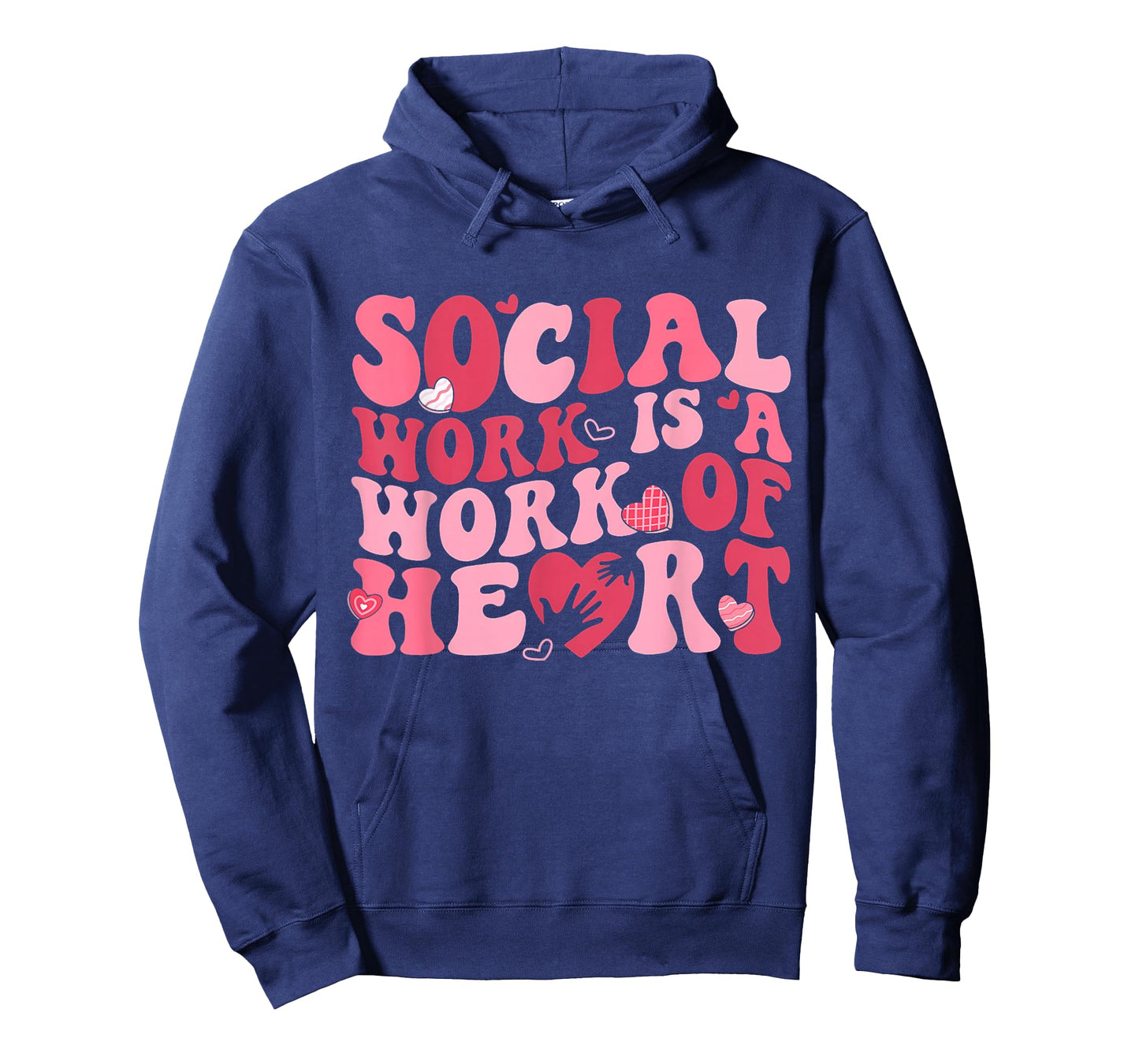 Social Work is A Work of Heart Valentines Social Worker T-Shirt