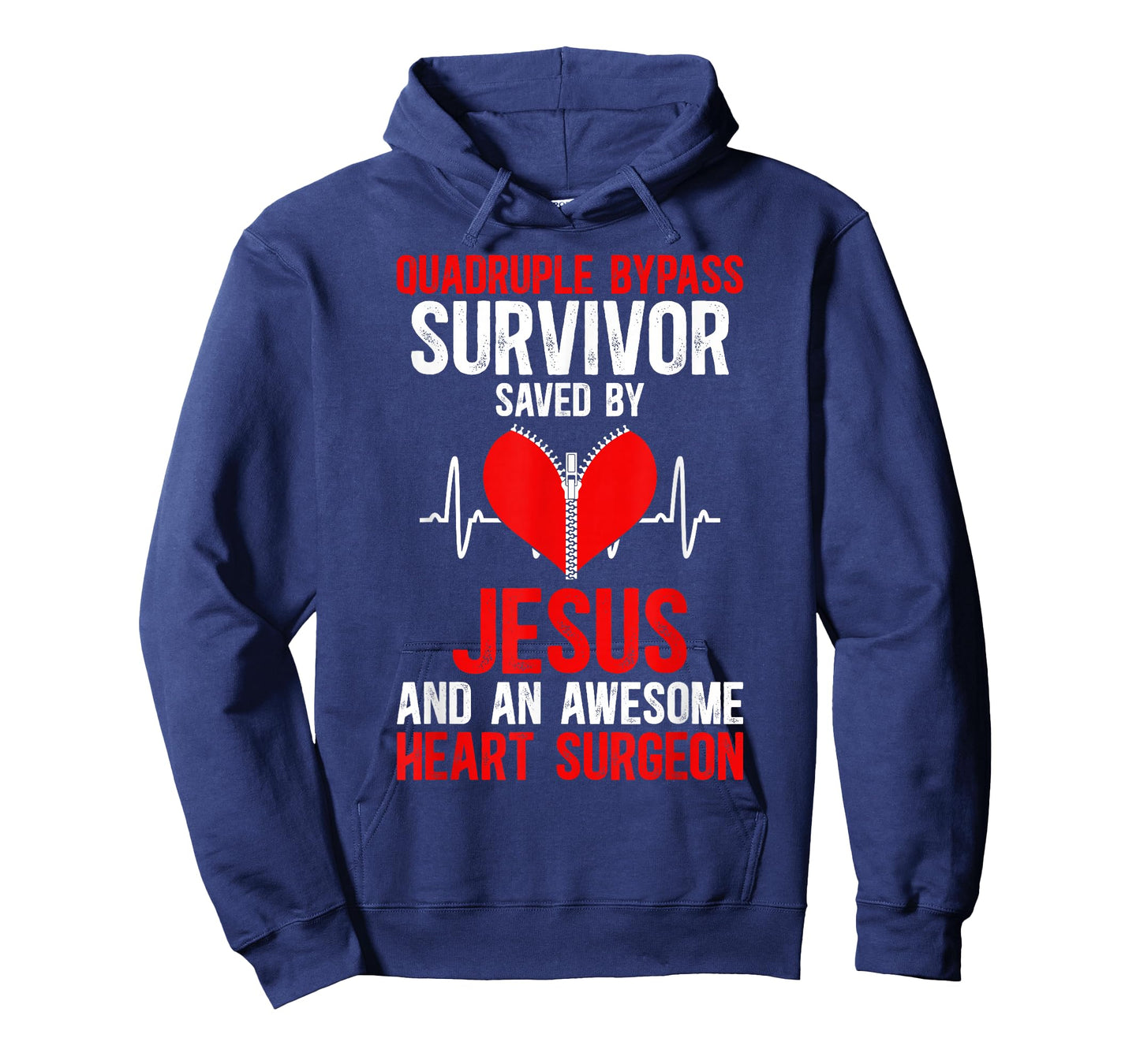 Quadruple Bypass Surgery Survivor Saved by Jesus T-Shirt