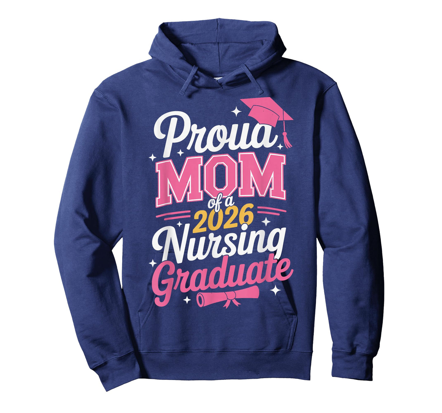 Proud Mom Class of 2026 Nursing Graduate Nurse T-Shirt