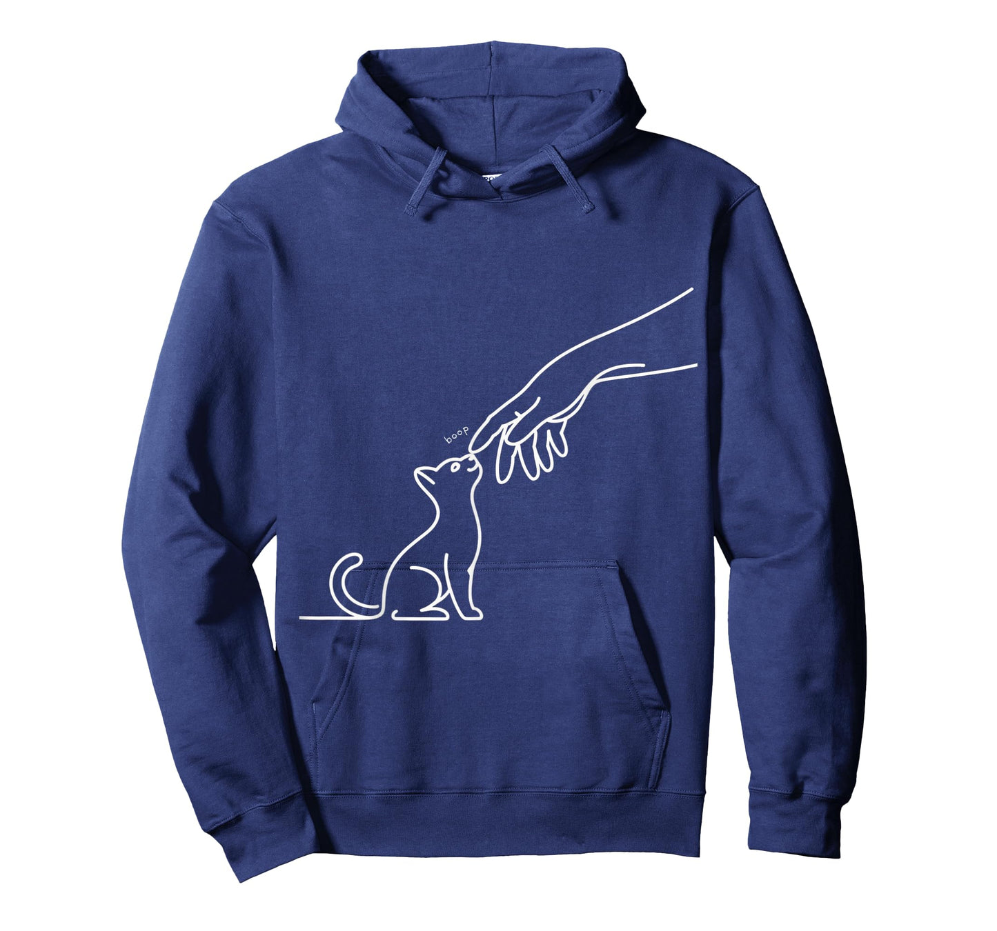 Cat Boop Adorable Kitten Minimalist Line Art Cute Pet Owner T-Shirt