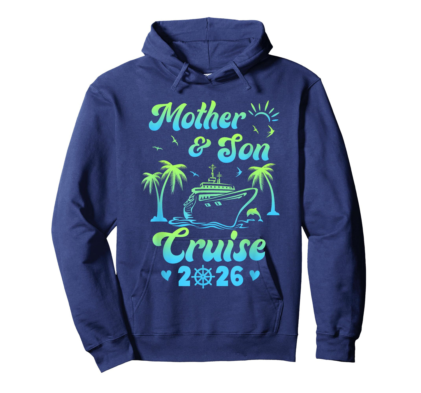 Mother and Son Cruise 2026 Funny Family Trip Matching T-Shirt