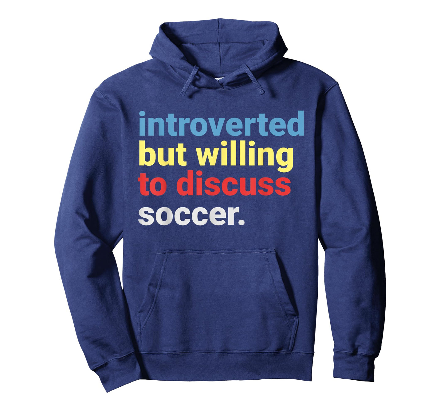 Retro Introverted But Willing to Discuss Soccer Lover Funny T-Shirt