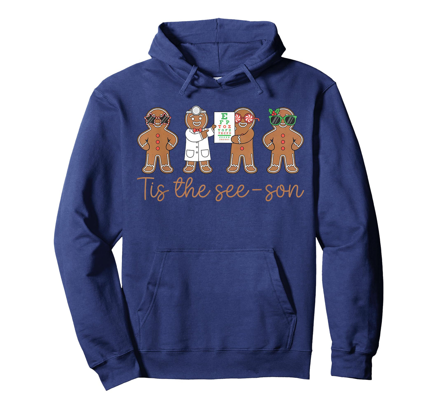 Optometry Gingerbread Christmas Optometrist Optician T-Shirt