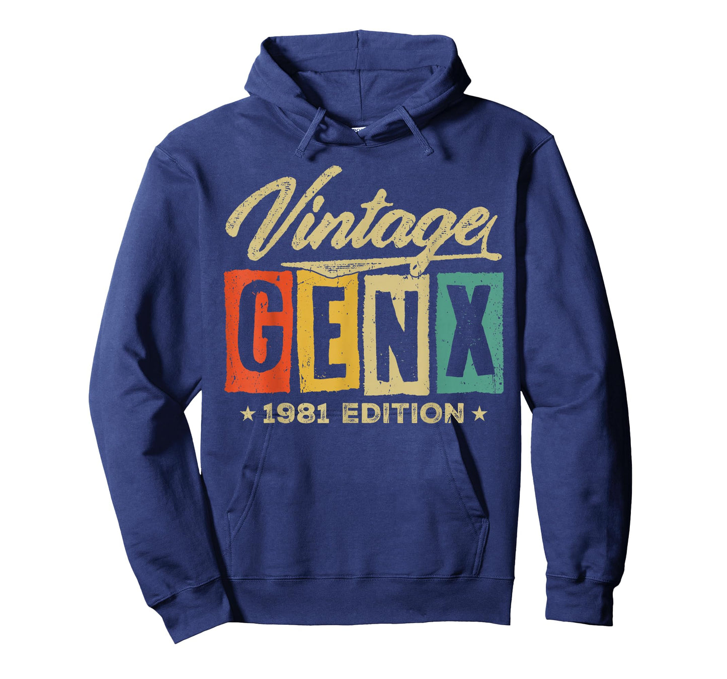Retro Vintage Gen X 1981 Edition 45 Years Old 45th Birthday T-Shirt