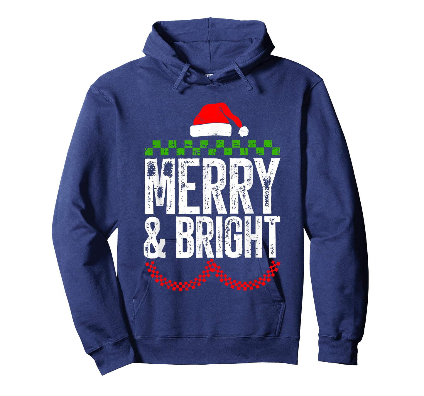 Retro Merry and Bright Moody and Uptight Couples Christmas T-Shirt