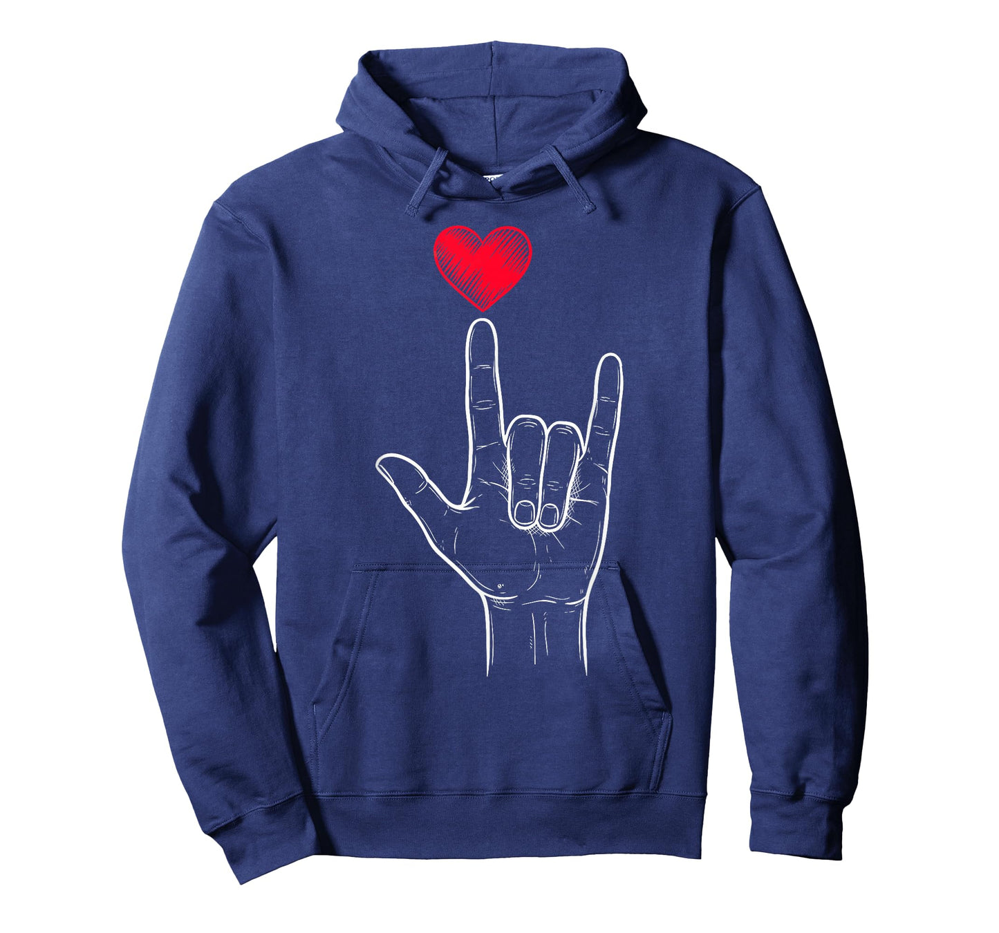 Boy Valentines Day I Love You Sign ASL Heart Women Kids Men T-Shirt