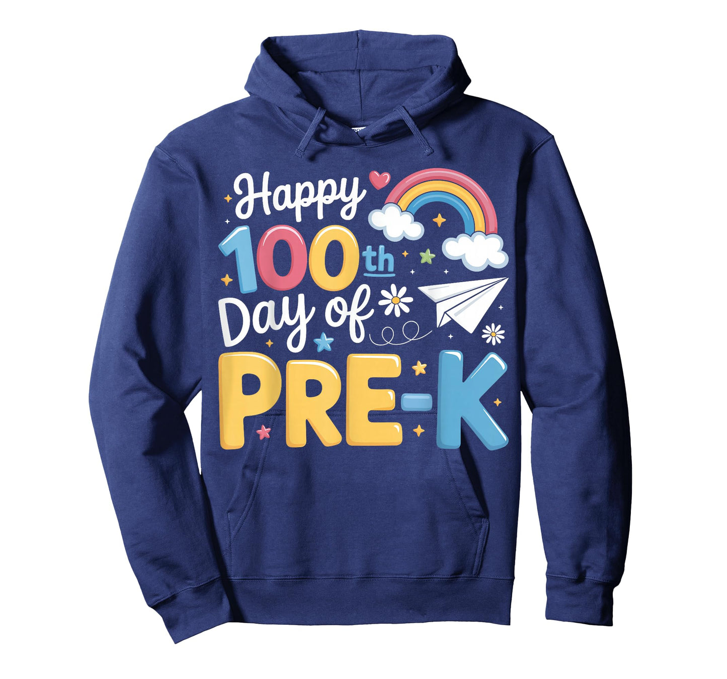 Happy 100th Day of Pre-K Teacher Boys Girls 100 Days School T-Shirt