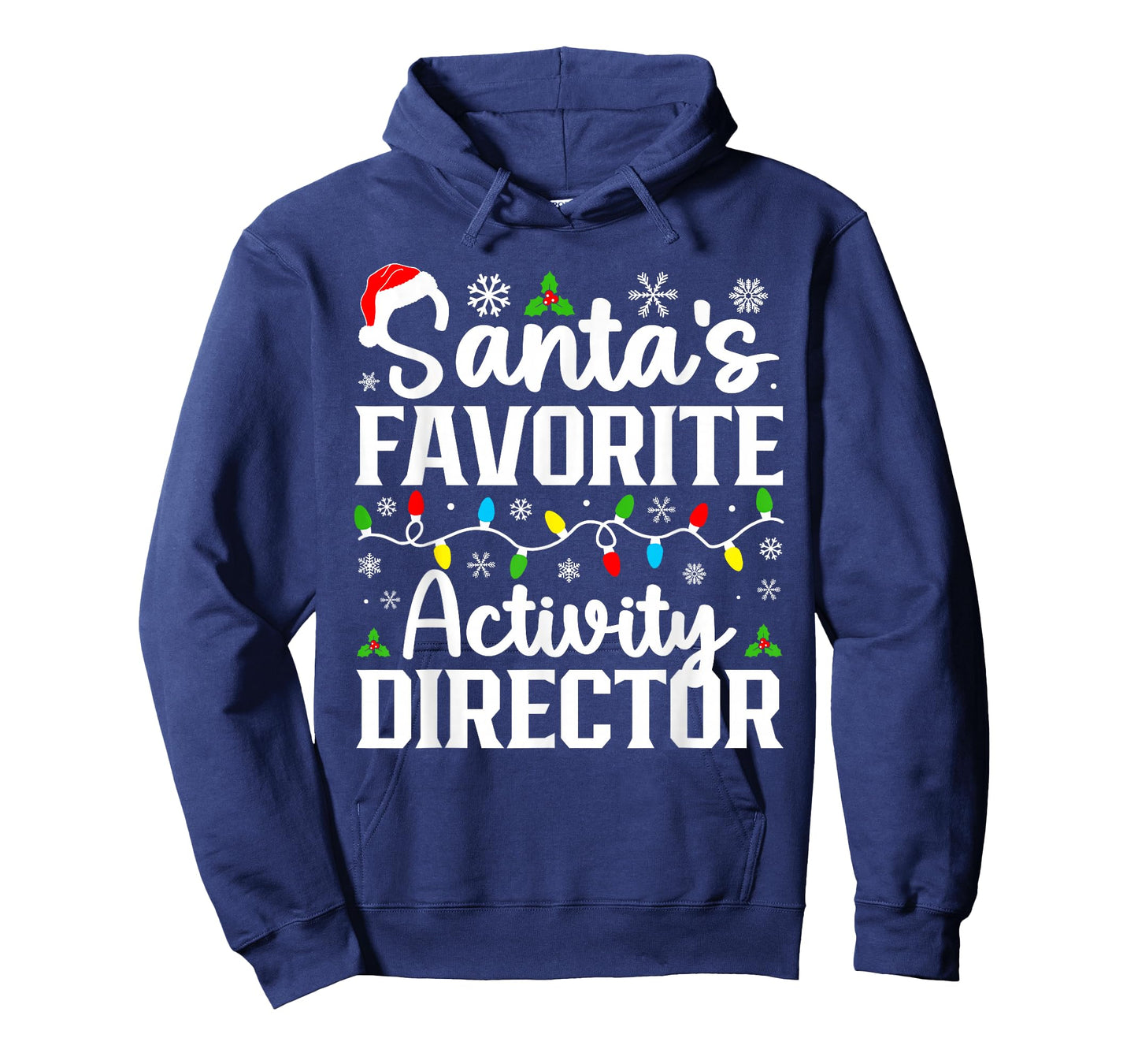 Santa's Favorite Activity Director Christmas Family Matching T-Shirt