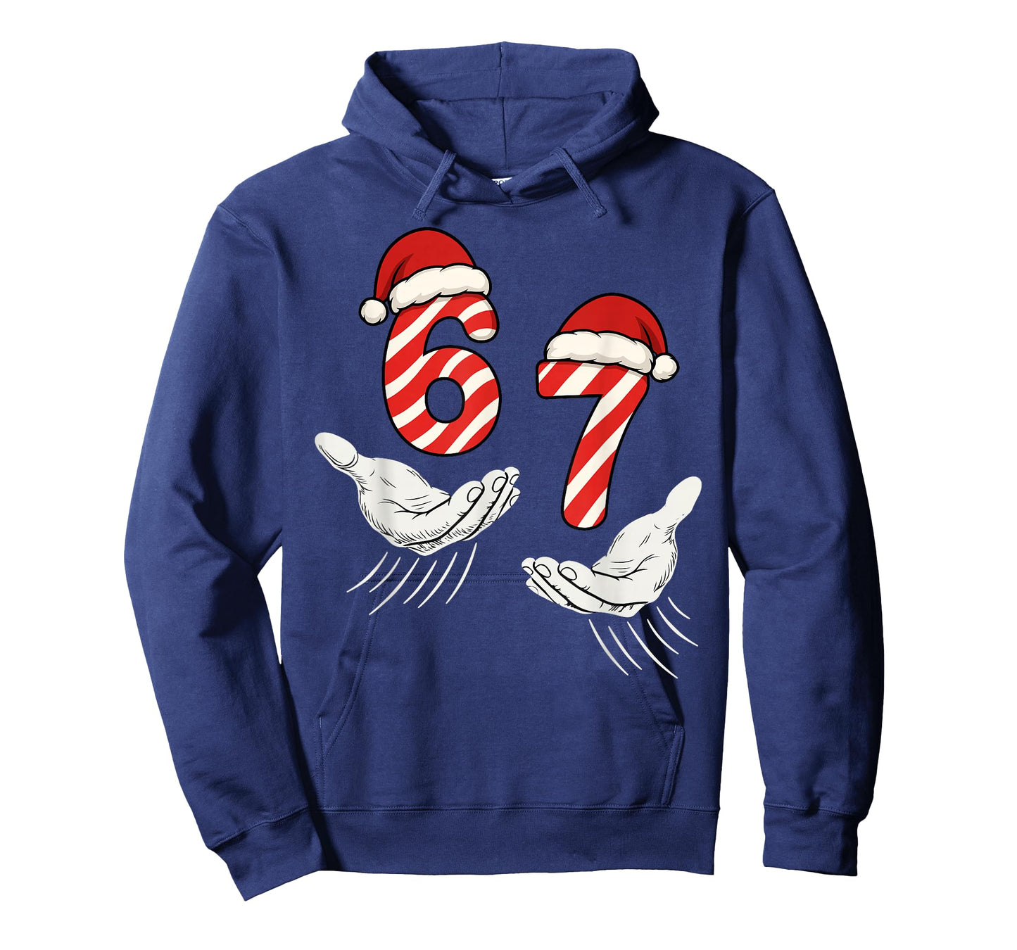 Six Seven 67 Christmas 6 7 Kids 67 Youth Boys 6-7 Meme Hands T-Shirt