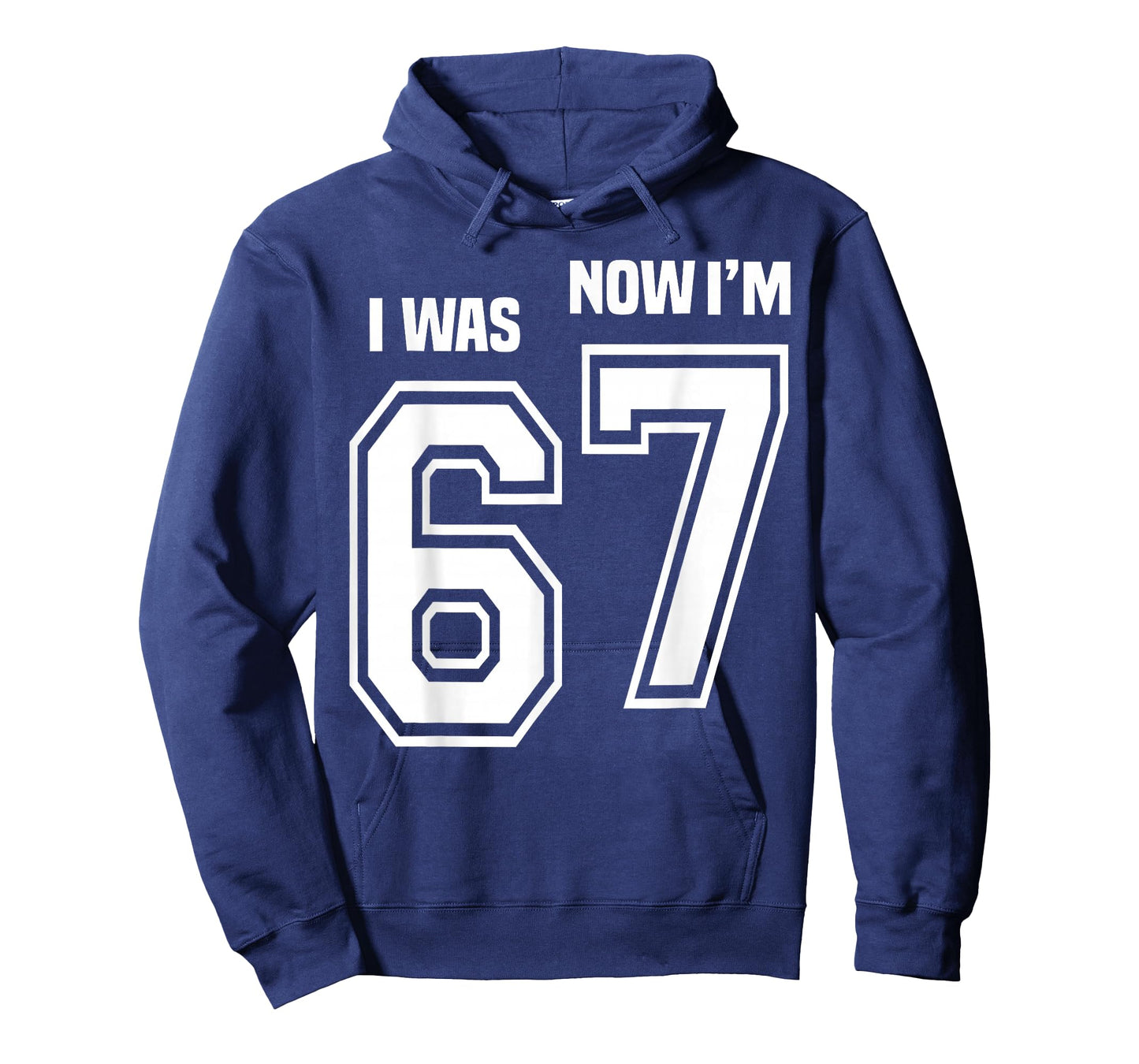7 Year Old Birthday I was 6 Now I'm 7 67 Funny for Kids T-Shirt