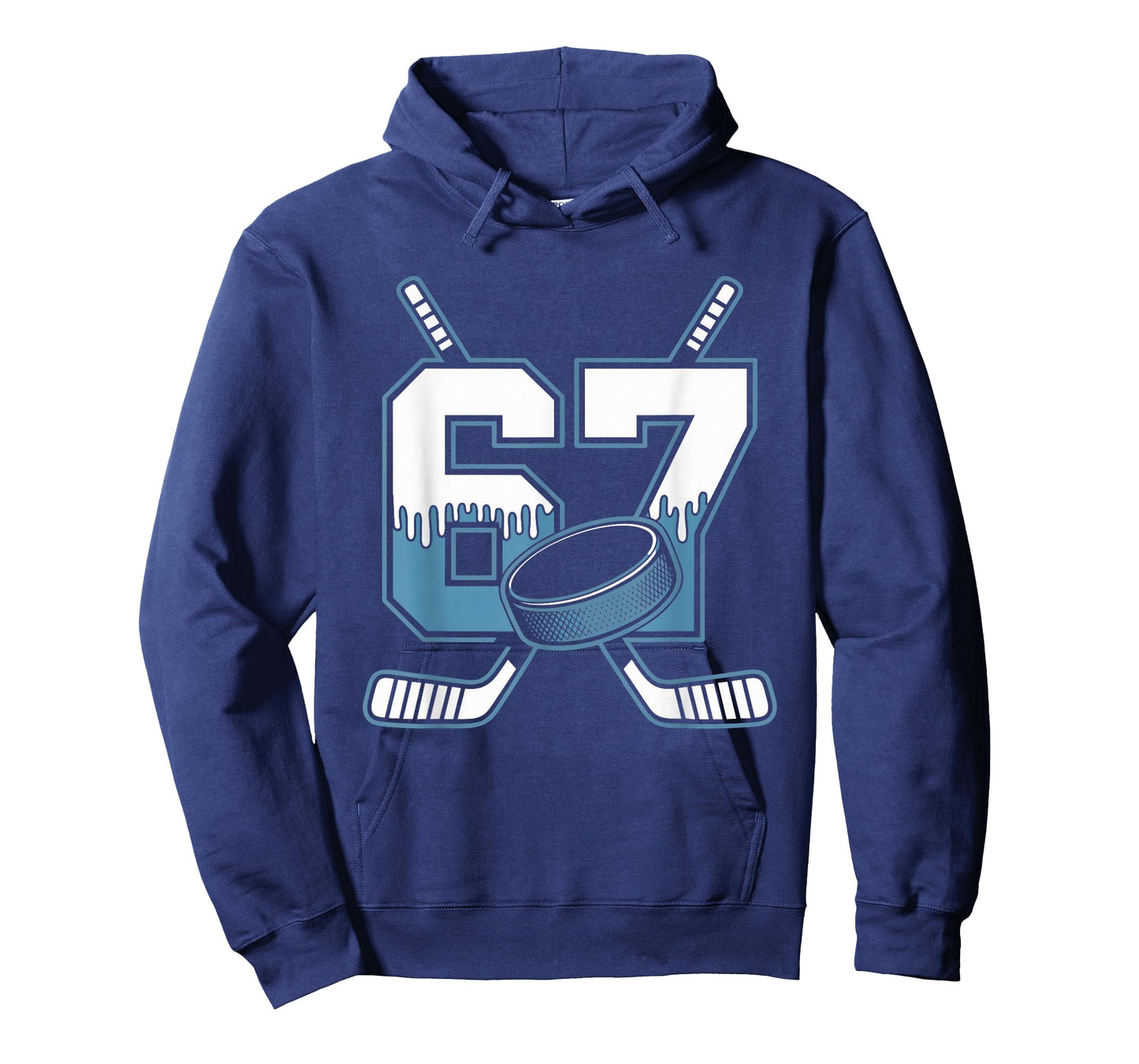 Hockey 67 Six Seven Alpha Slang 6 7 Meme Kids Teachers Boy T-Shirt