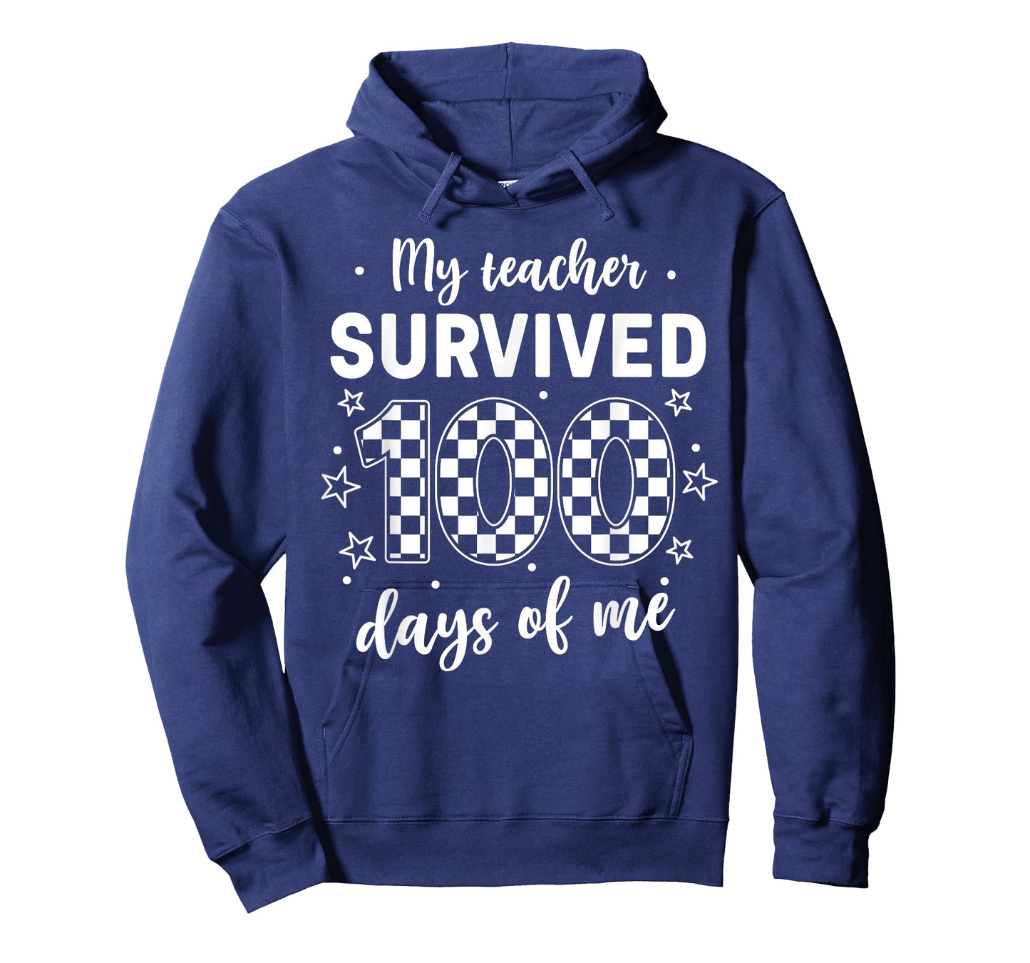 Funny School My Teachers Survived 100 Days of Me Student Kid T-Shirt