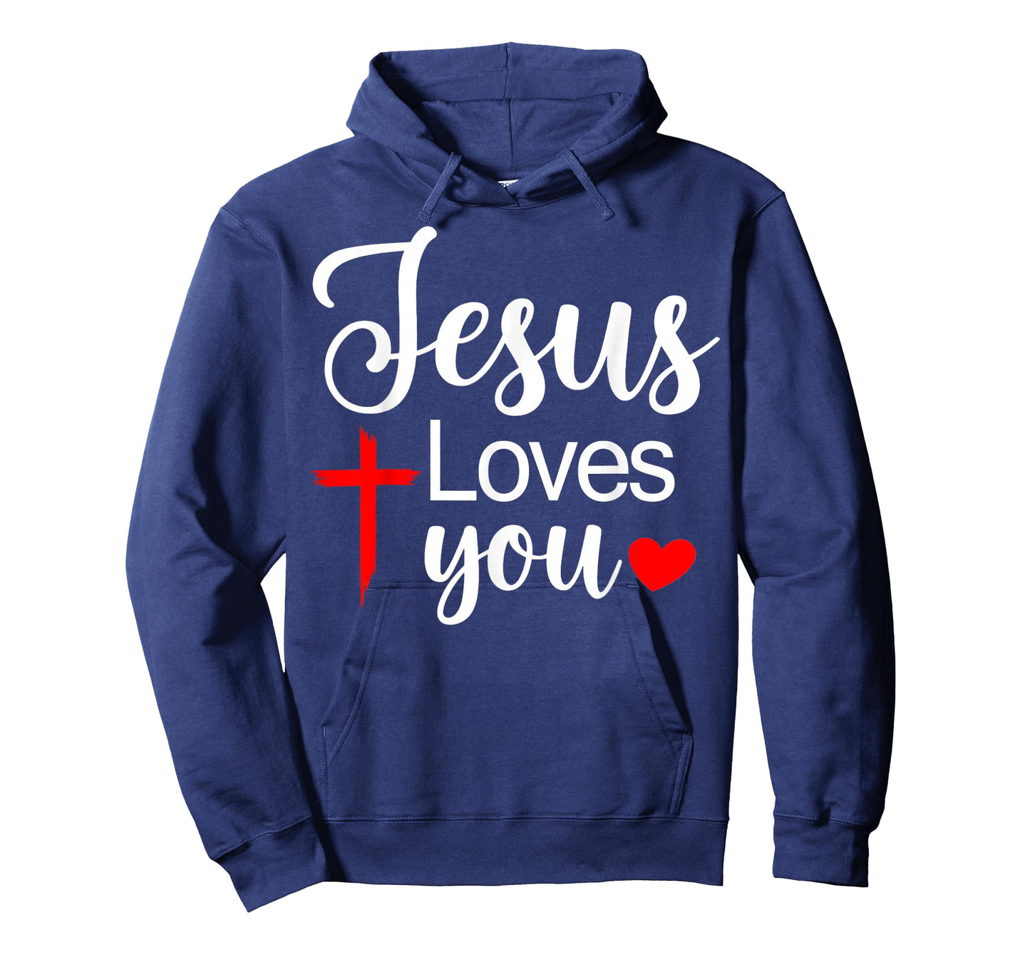 Jesus Loves You Cross Christian Faith Design T-Shirt