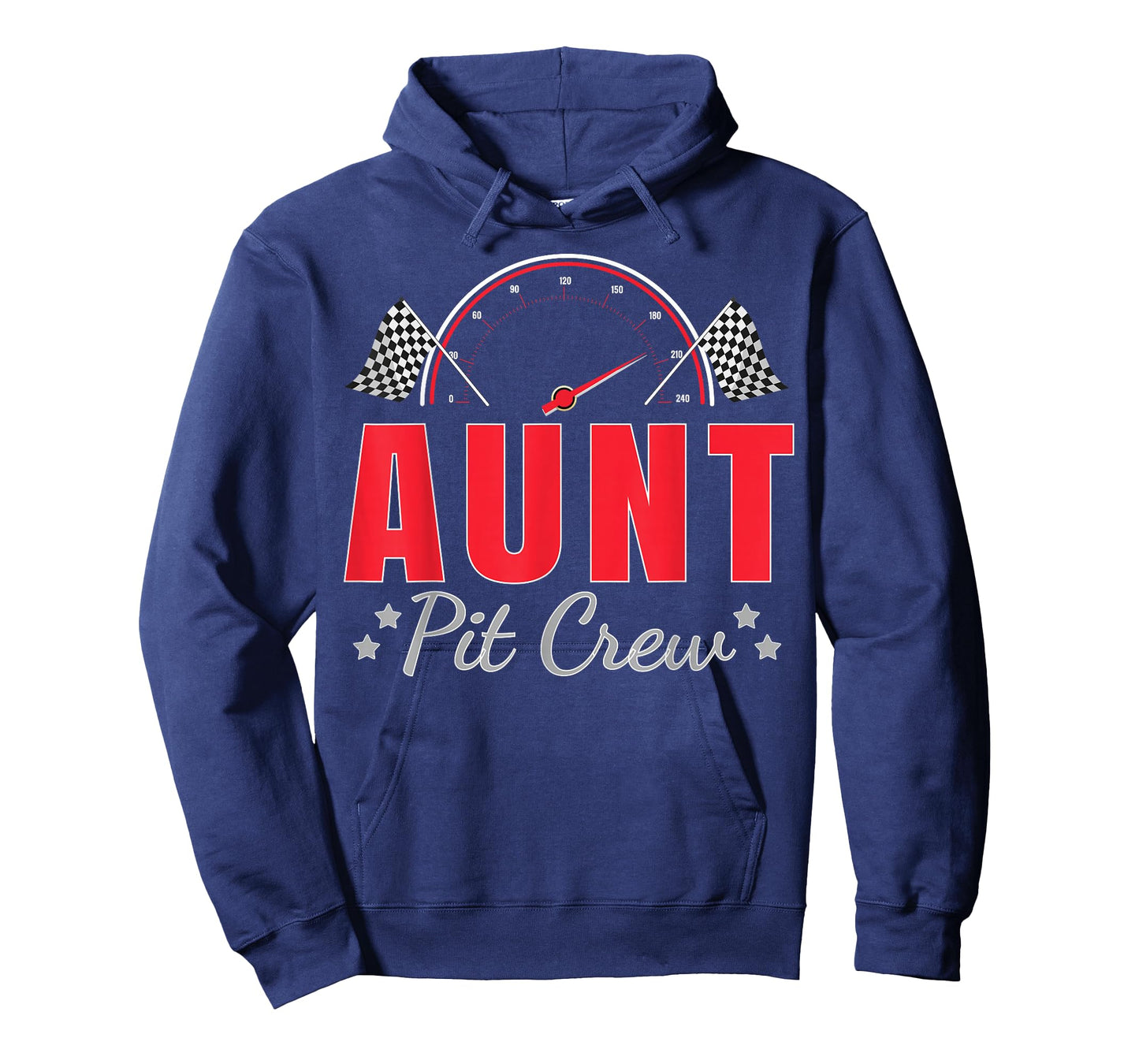 Aunt Pit Crew Race Car Driver Birthday Party Racing Family T-Shirt