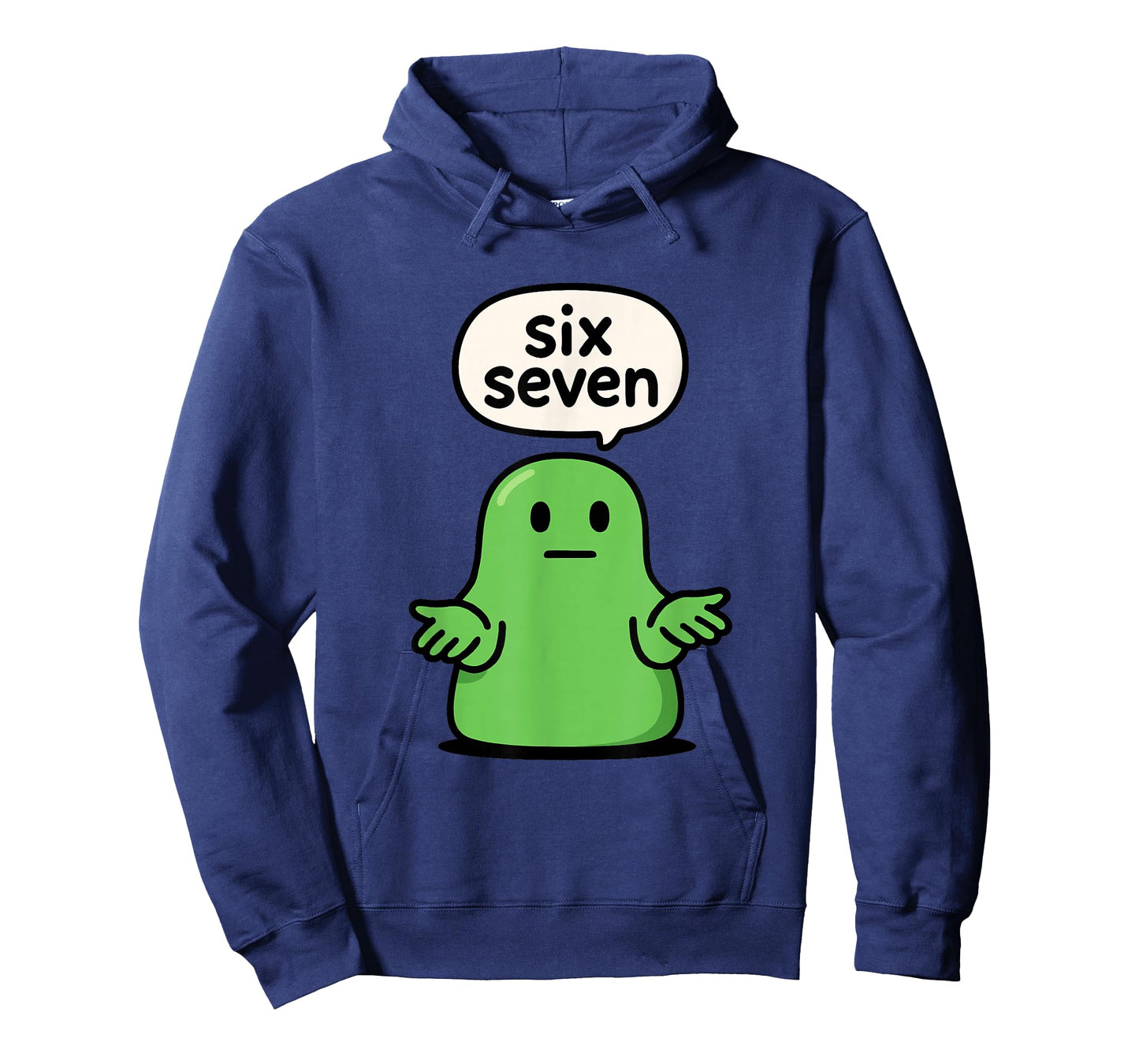 67 Six Seven 6-7 Green Blob Slime - Funny Kids Brainrot Meme T-Shirt