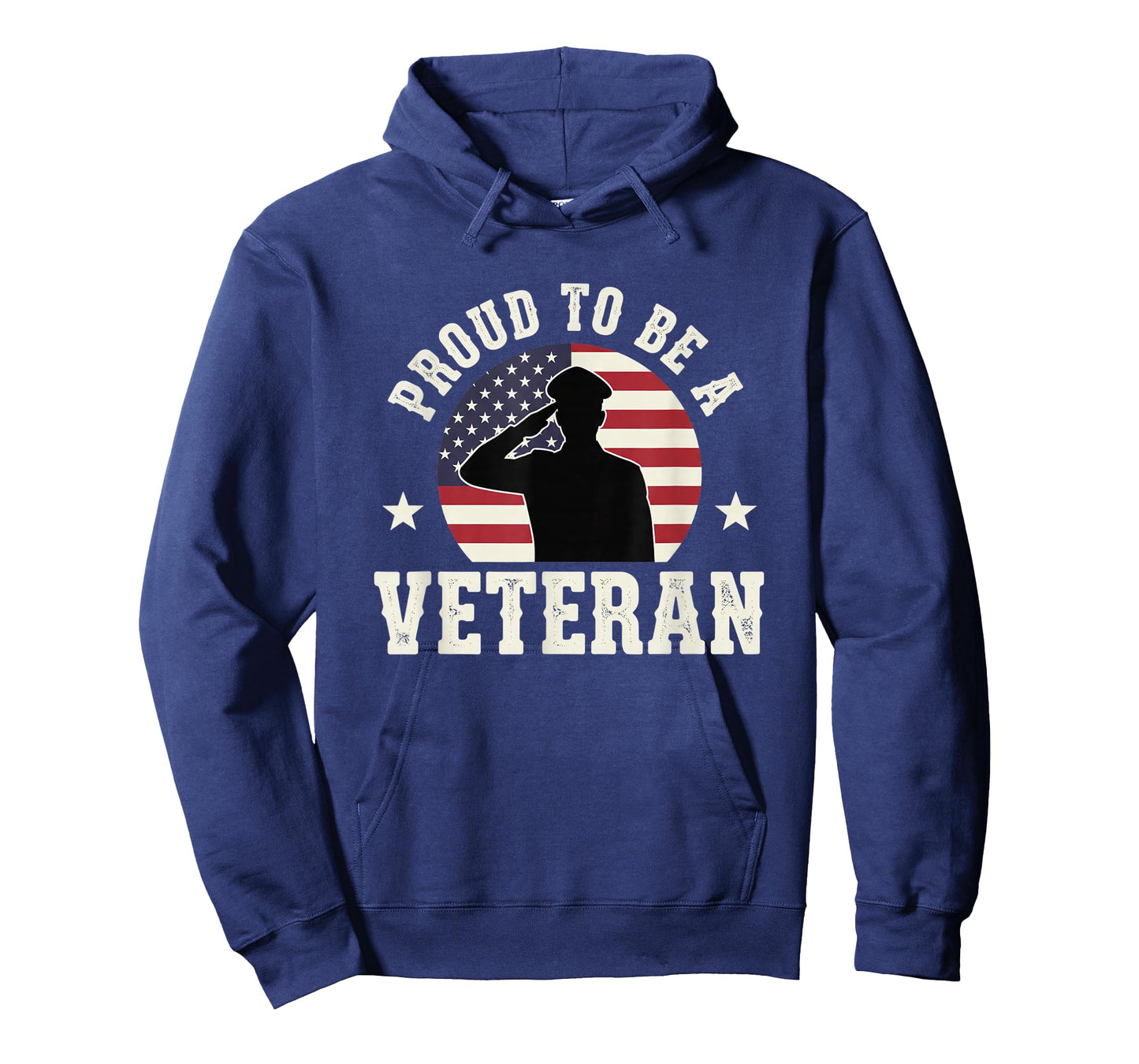 Christian Proud to Be A Veteran - American Flag Salute T-Shirt