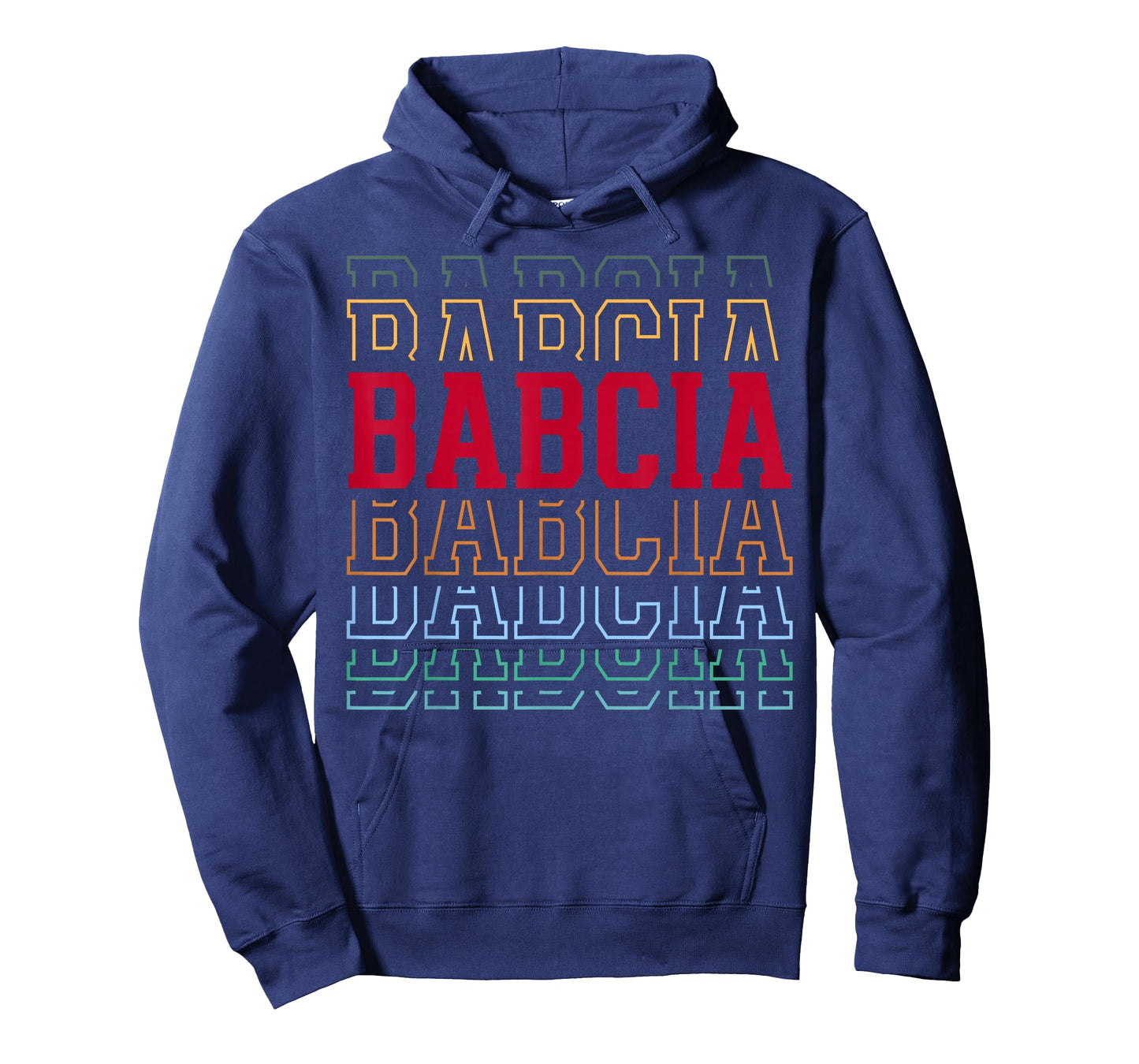 Babcia Funny Athletic Lettering Mother's Day Grandma T-Shirt