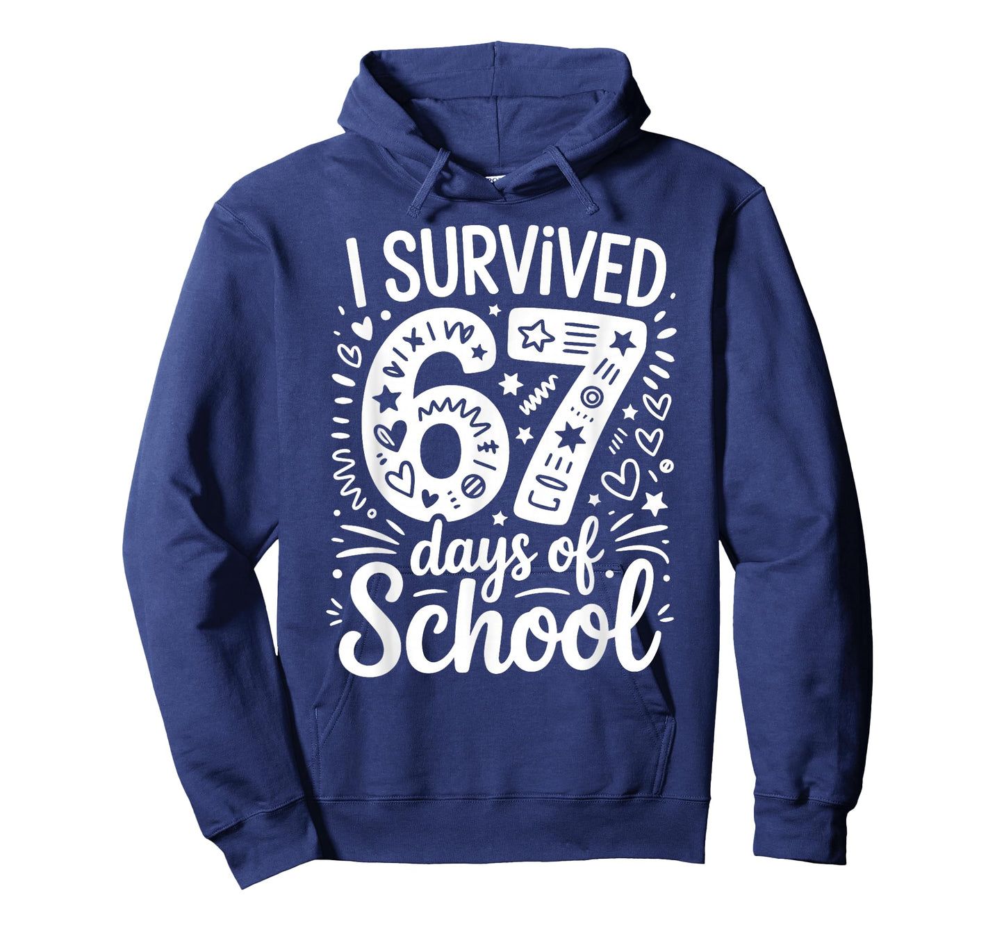 I Survived 67 Days of School Teacher Student Six Seven Meme T-Shirt