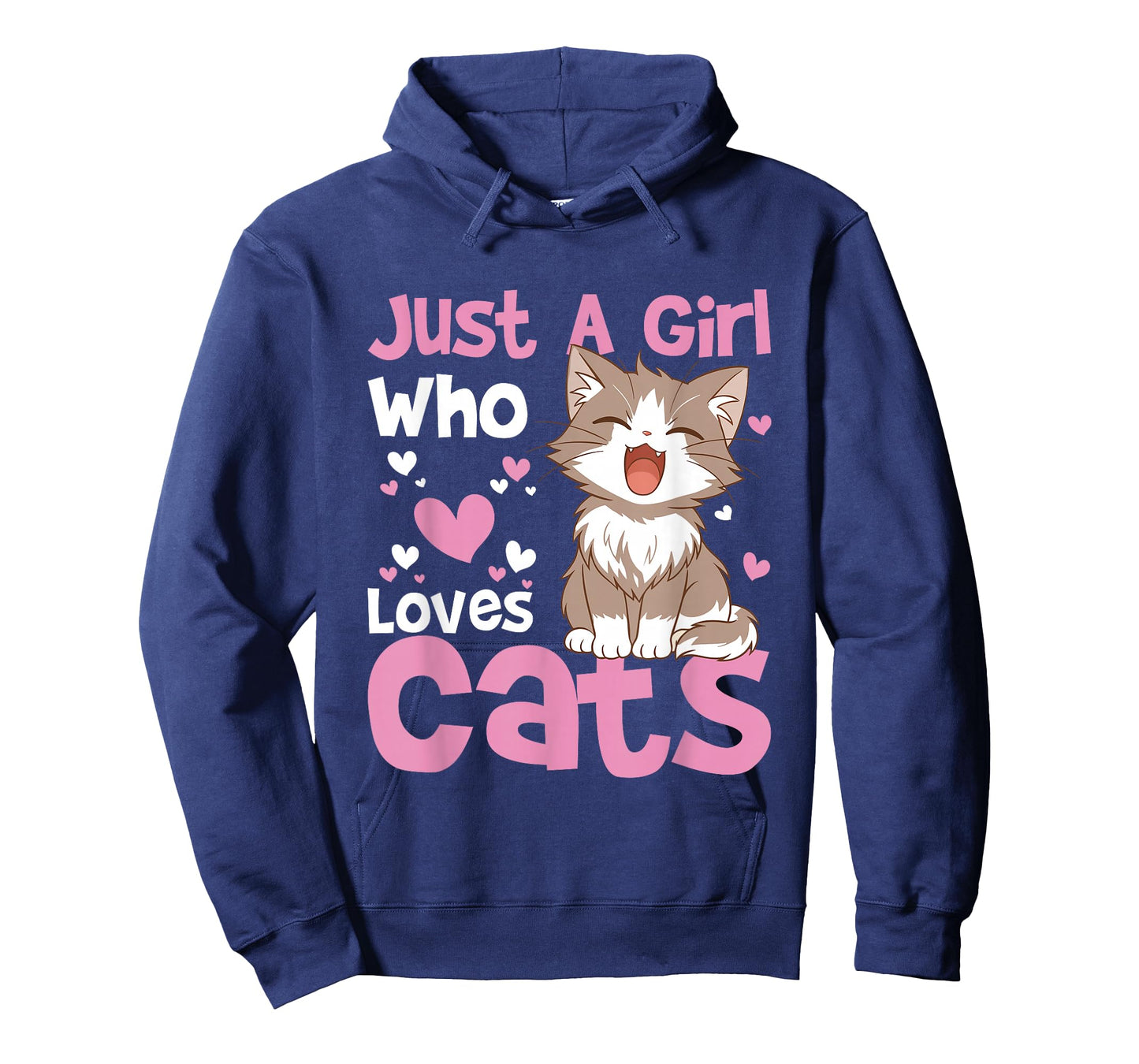 Just A Girl Who Loves Cats Cute Cat Lover Design mom T-Shirt