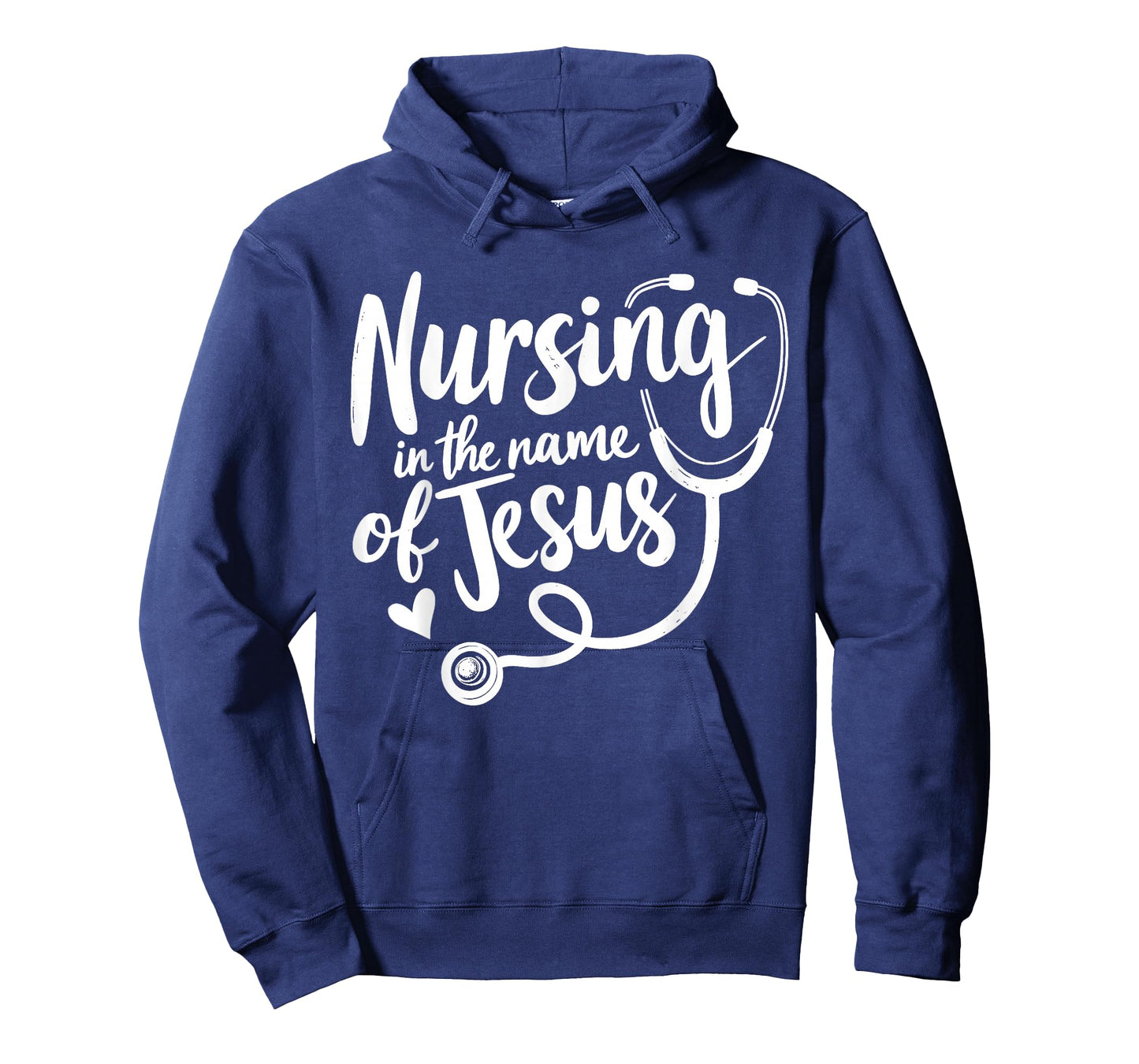 Nursing in The Name of Jesus Christian Nurse T-Shirt