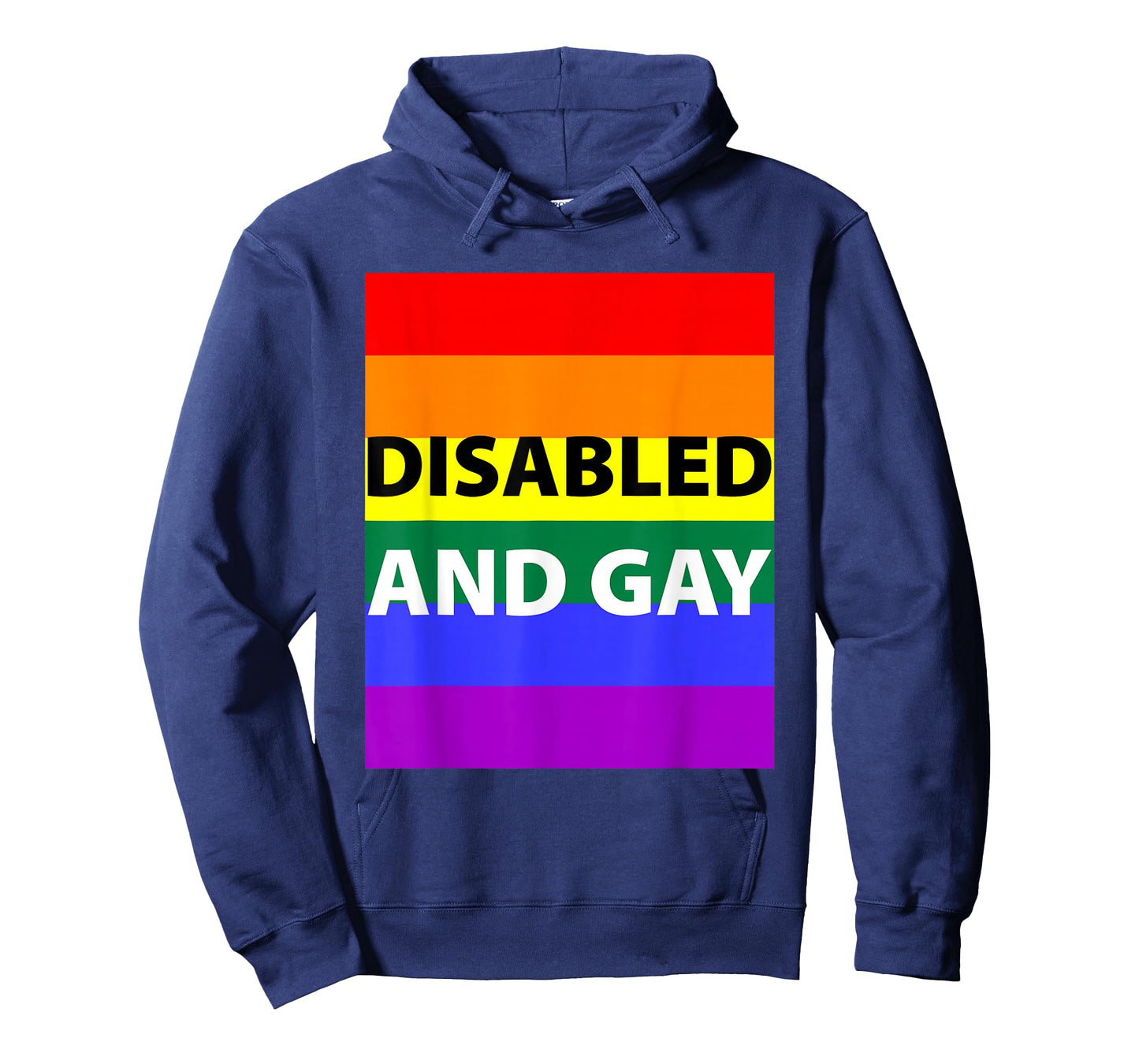 Disabled and Gay Funny for Men Women T-Shirt
