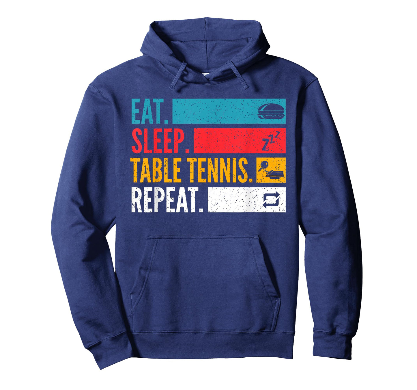 Eat Sleep Table Tennis Repeat - Player & Saying T-Shirt