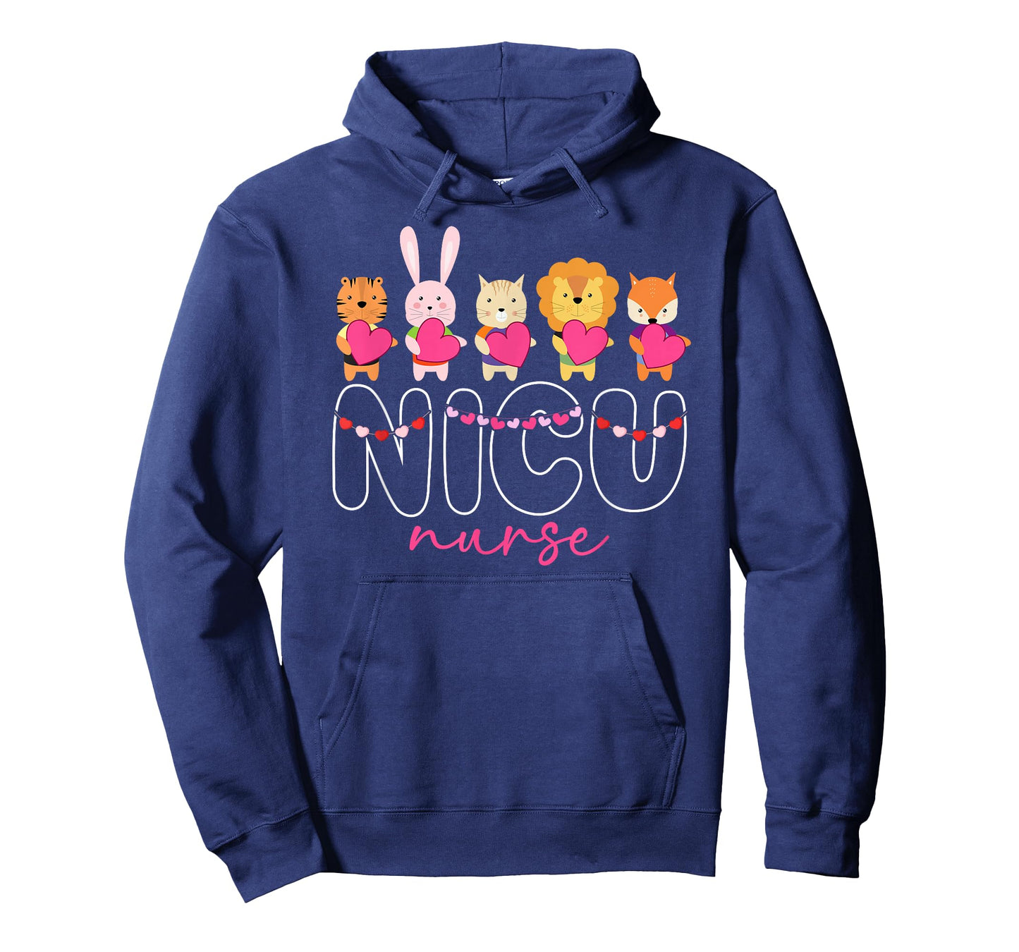 NICU Nurse Valentine Neonatal ICU Nurse Valentines Day T-Shirt