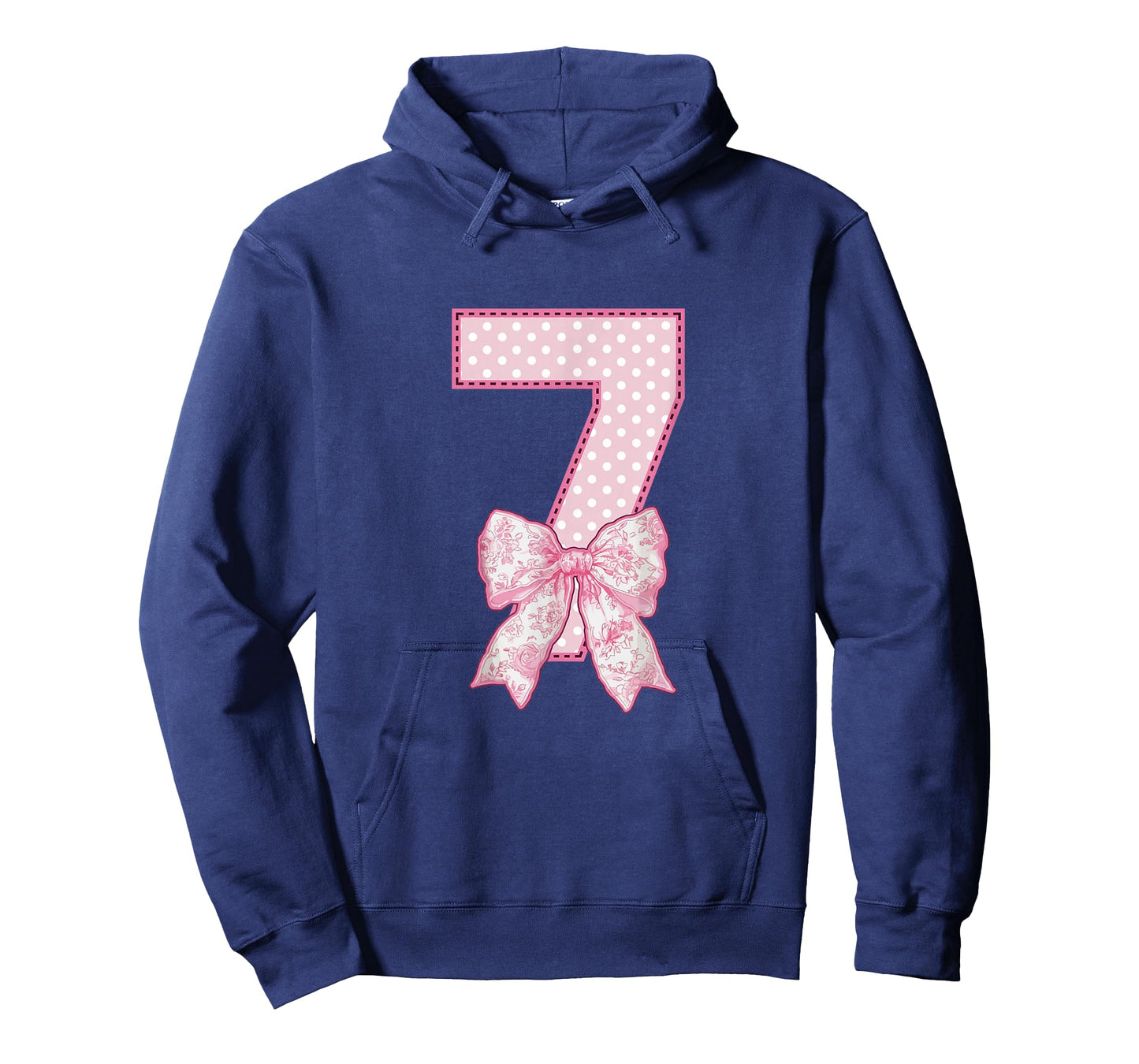 7th Birthday Shirt Girl Coquette Bow Kids Seven 7 Year Old T-Shirt