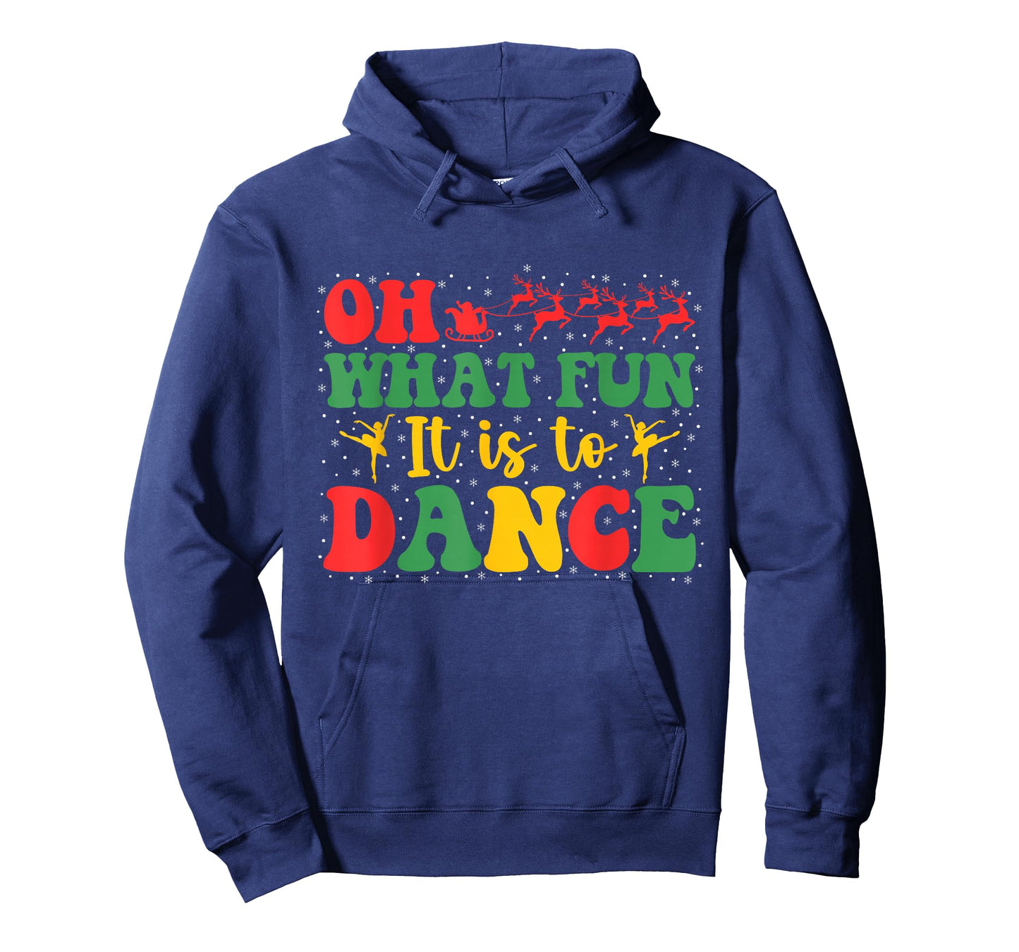 Oh What Fun It is to Dance Lovers Christmas Ballet Dancer T-Shirt