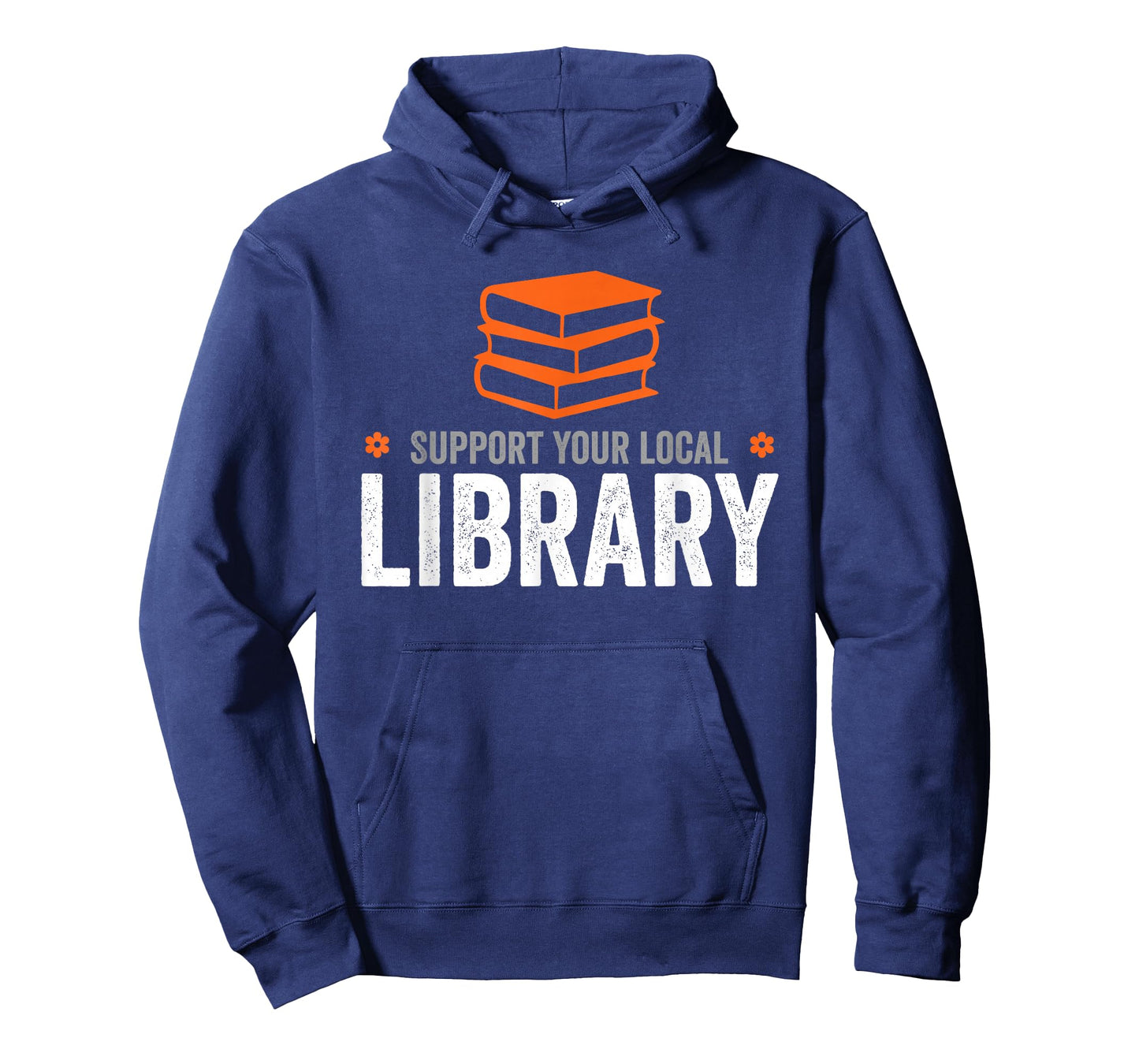 Groovy Support Your Local Library Book Reader Lover Bookworm T-Shirt