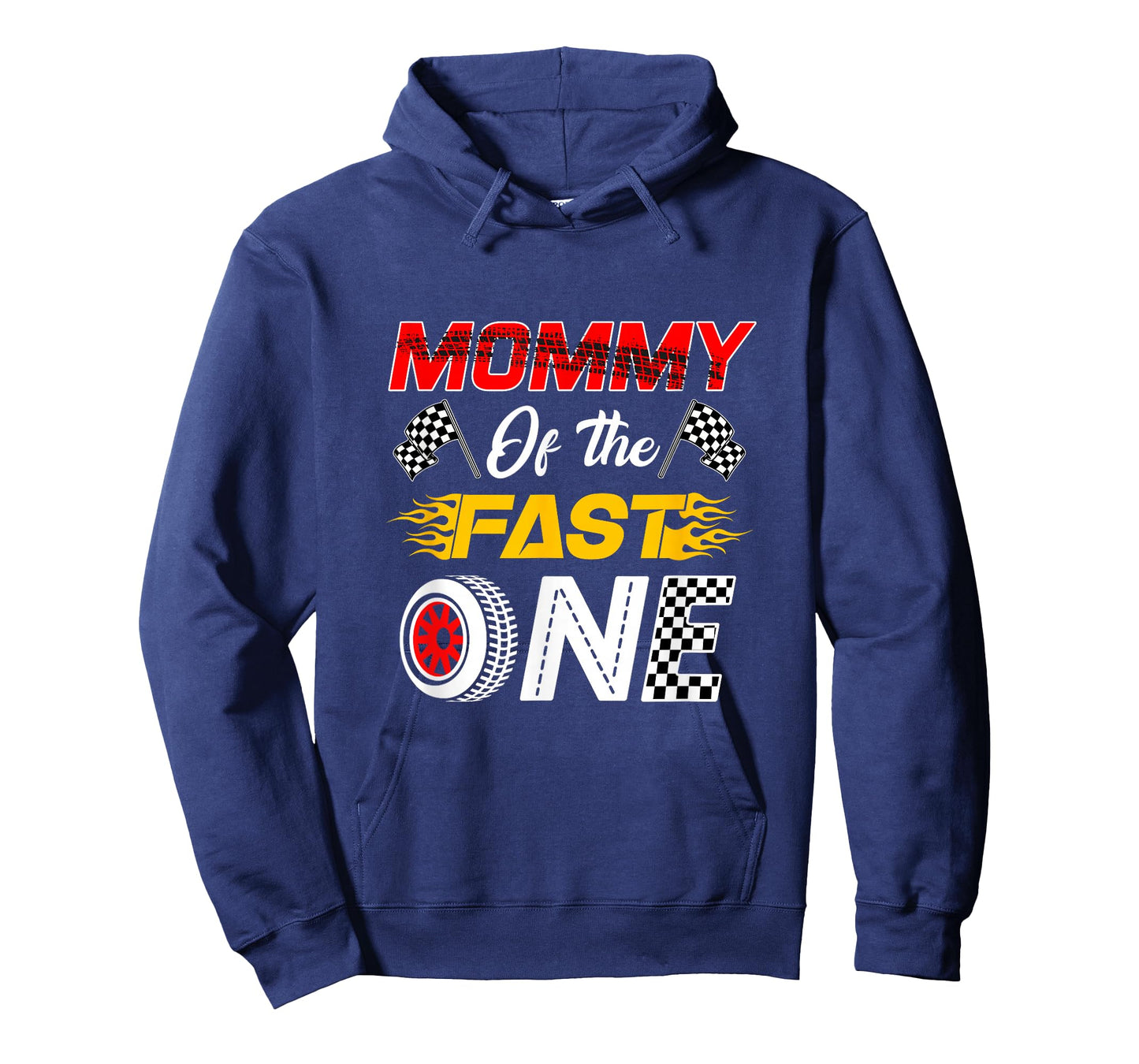 Mommy of The Fast One 1St Birthday Race Car Family T-Shirt